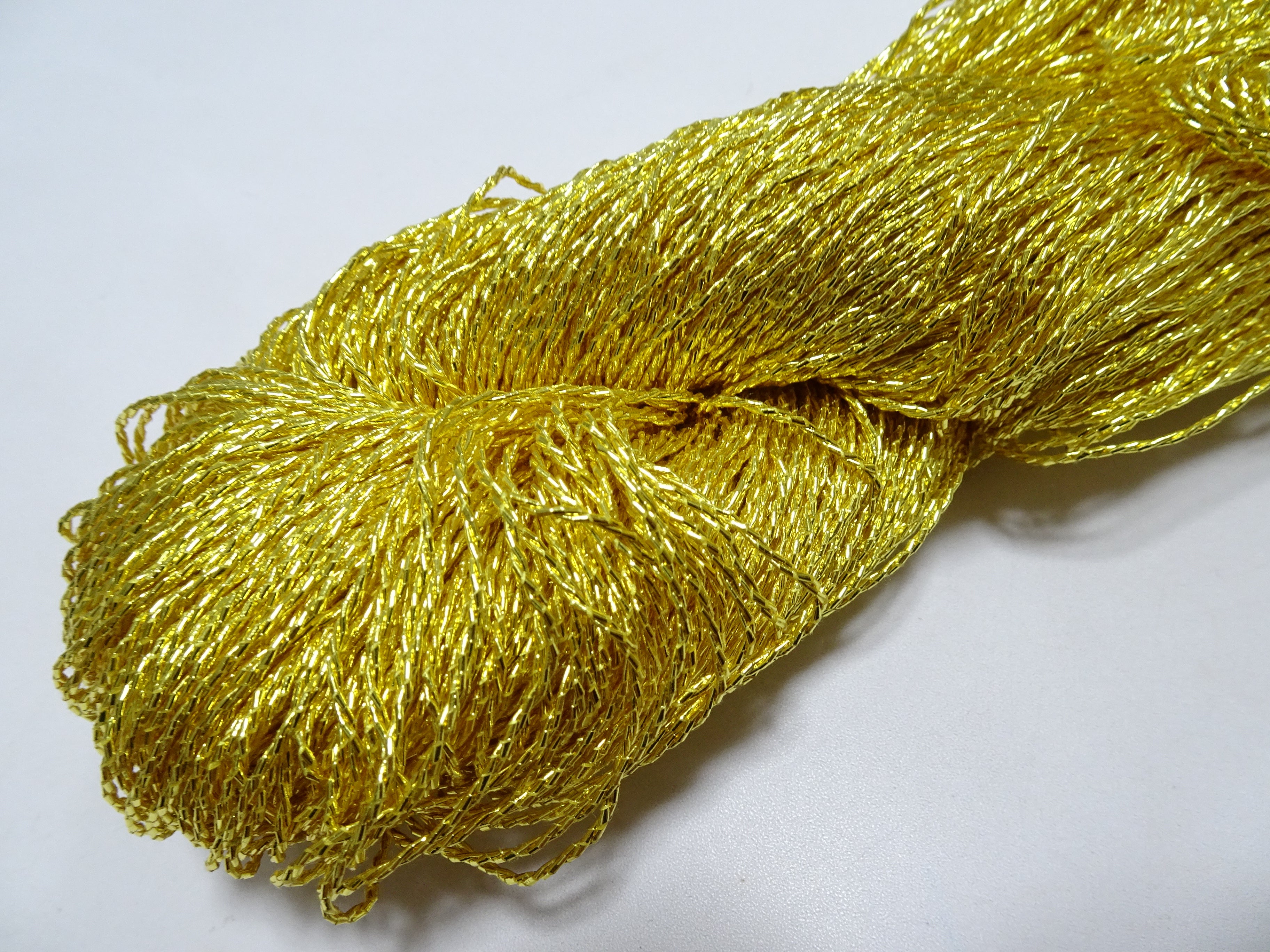 Special price!!　Japanese Vintage Rare Double Twist Gold leaf thread Embroidery 500M 1.50mm 16582