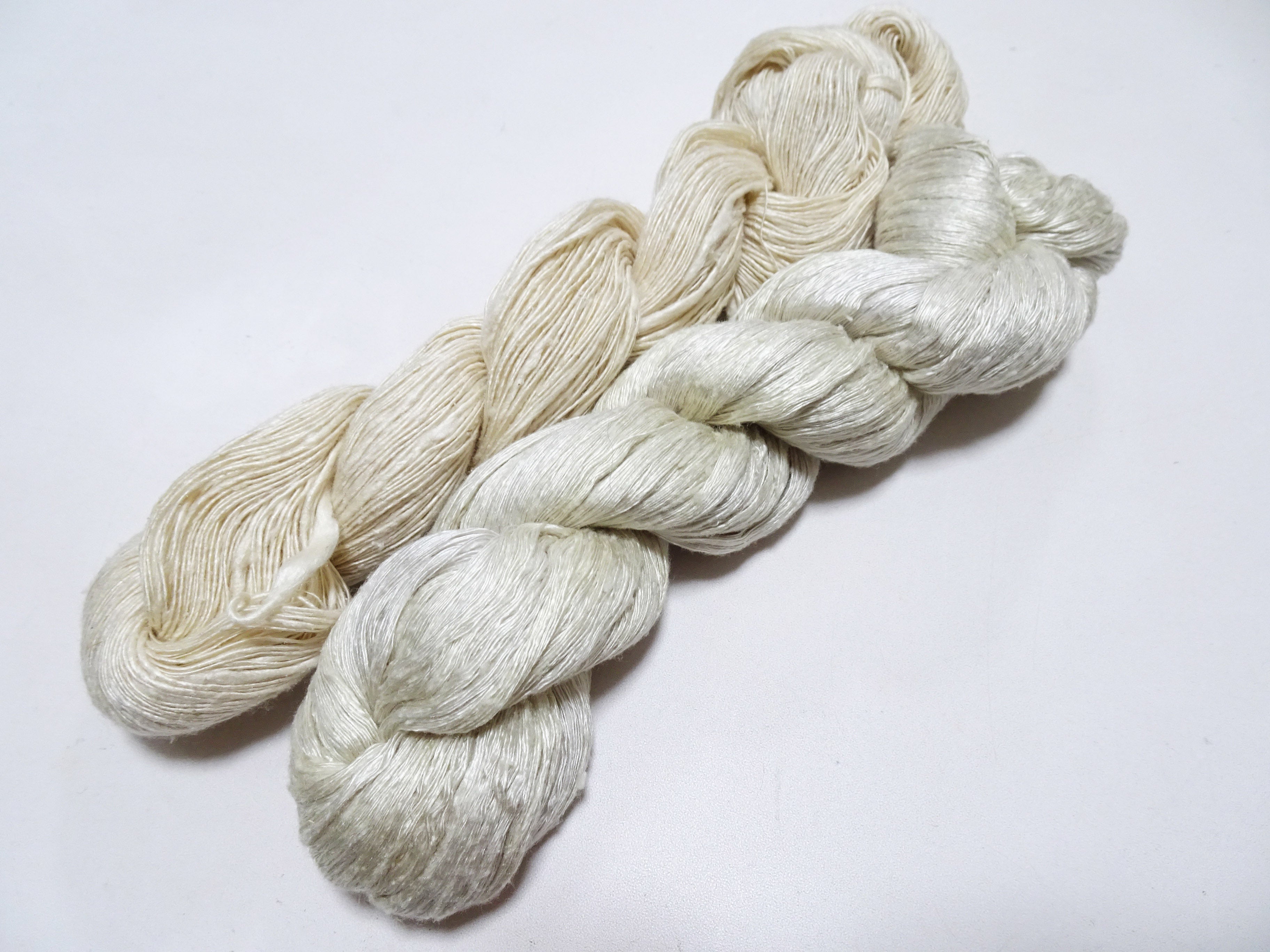 Japanese Vintage Mawata Tsumugi Fine Quality Silk Thread 2sets embroidery & Weave 17029