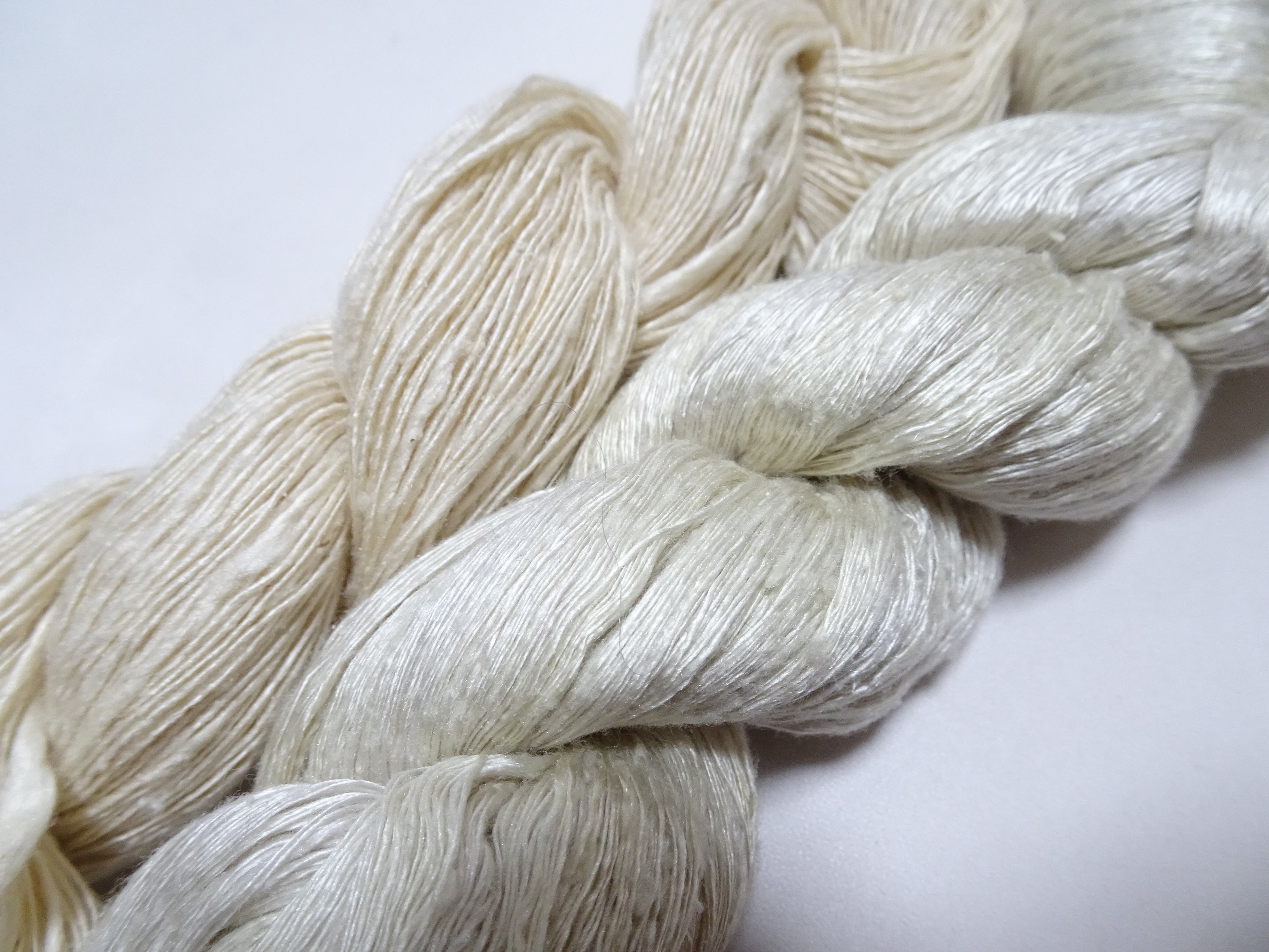 Japanese Vintage Mawata Tsumugi Fine Quality Silk Thread 2sets embroidery & Weave 17029