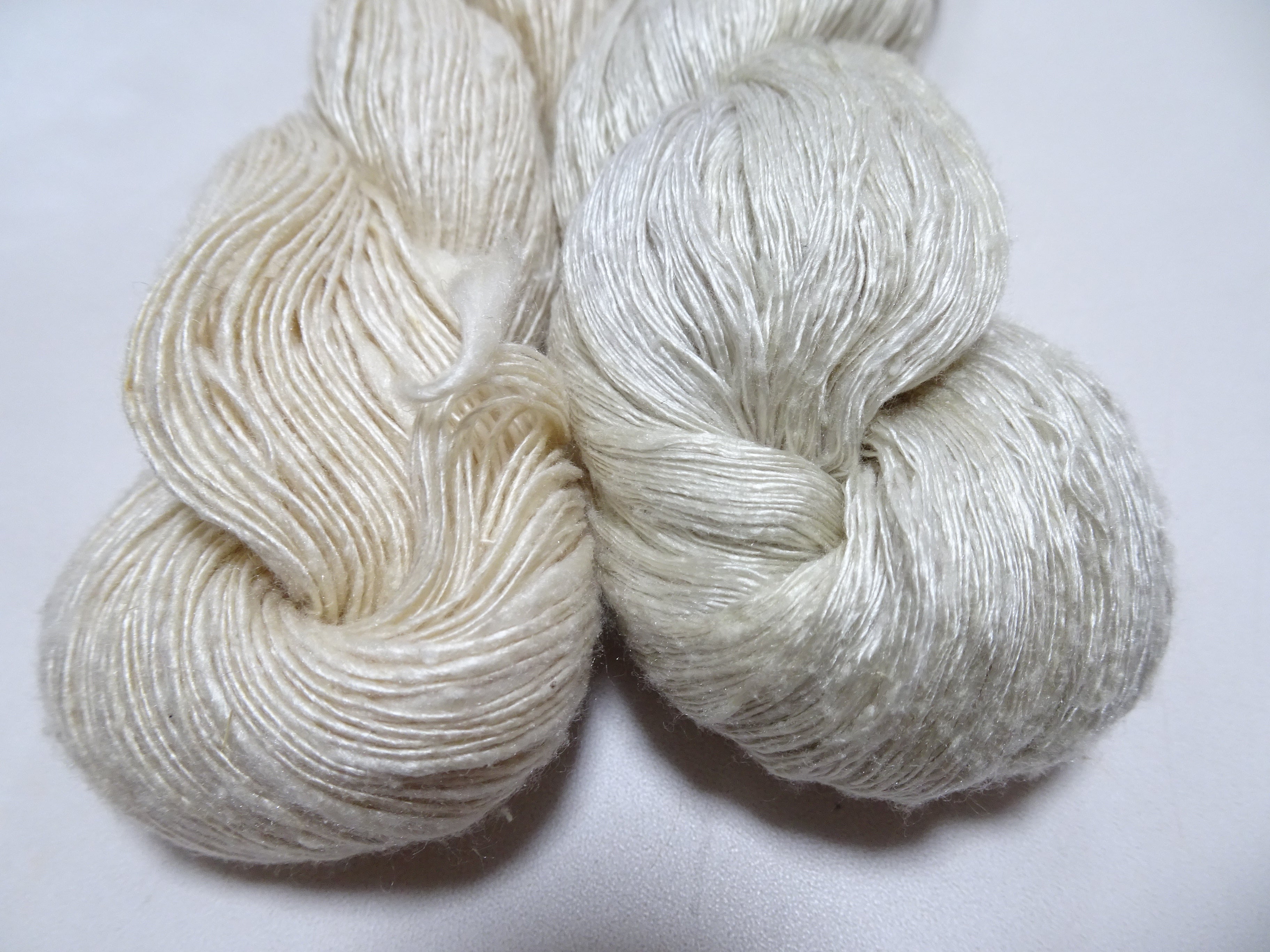 Japanese Vintage Mawata Tsumugi Fine Quality Silk Thread 2sets embroidery & Weave 17029