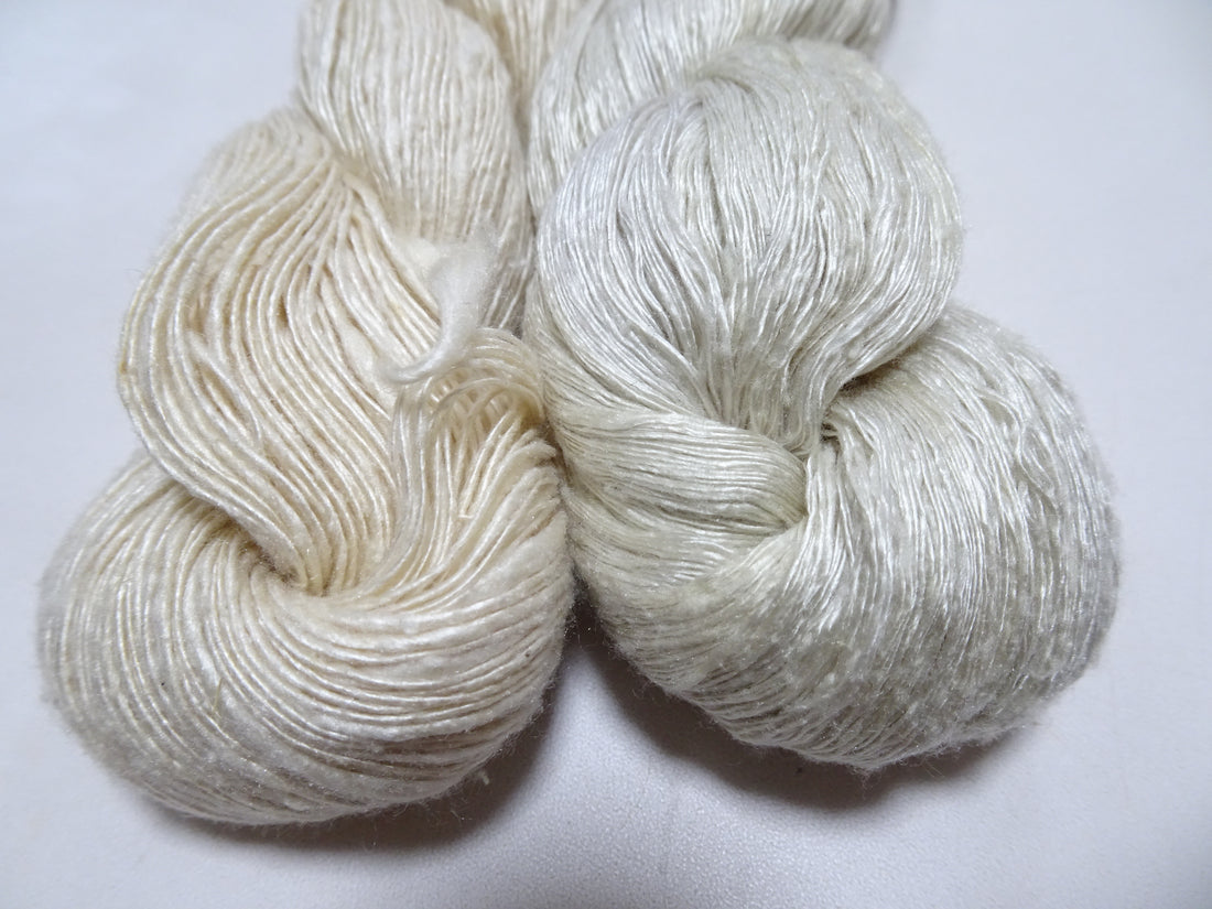 Japanese Vintage Mawata Tsumugi Fine Quality Silk Thread 2sets embroidery & Weave 17029