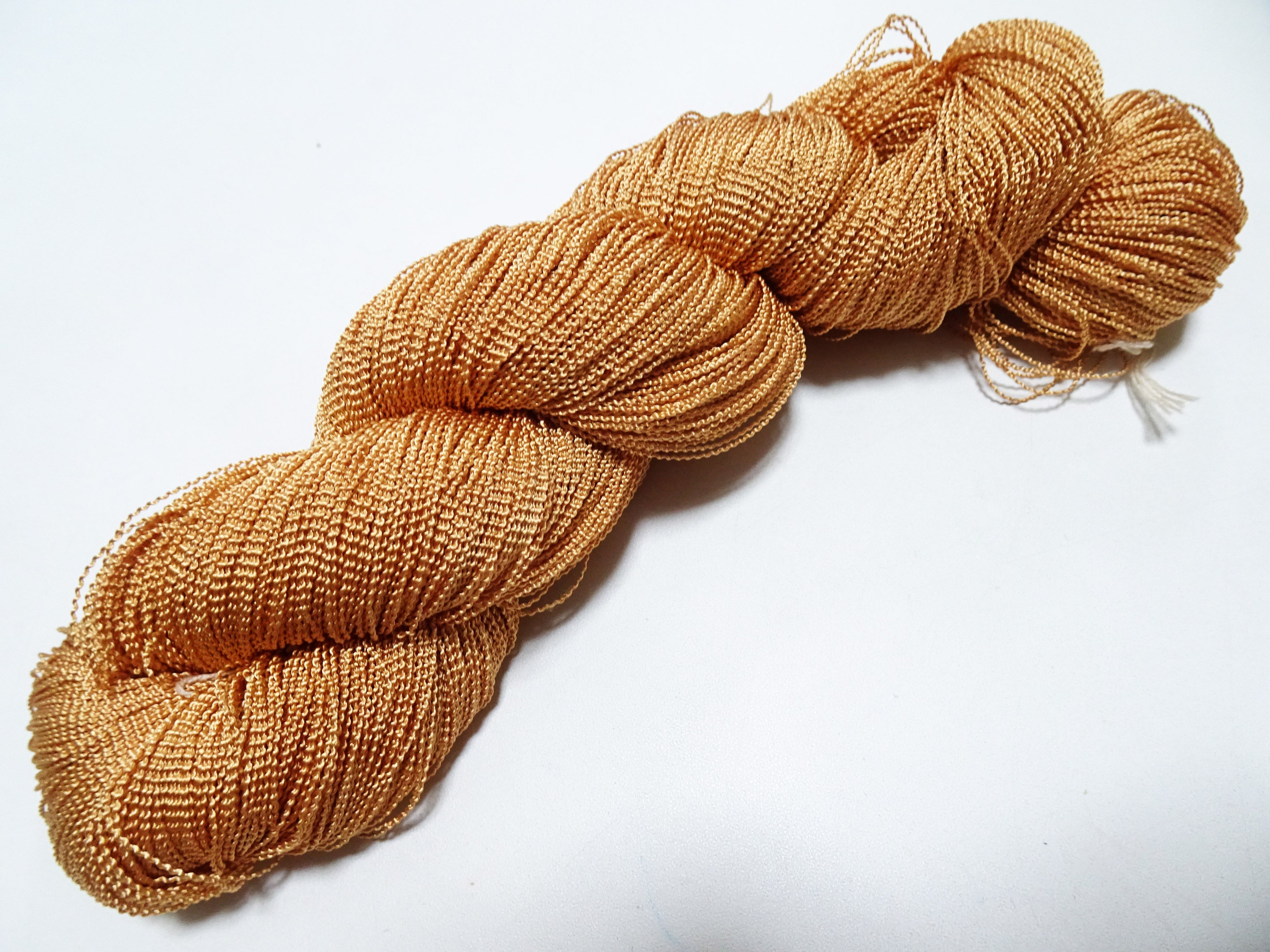 Japanese Vintage Kabe Silk Thread Embroidery & Weaving 16107