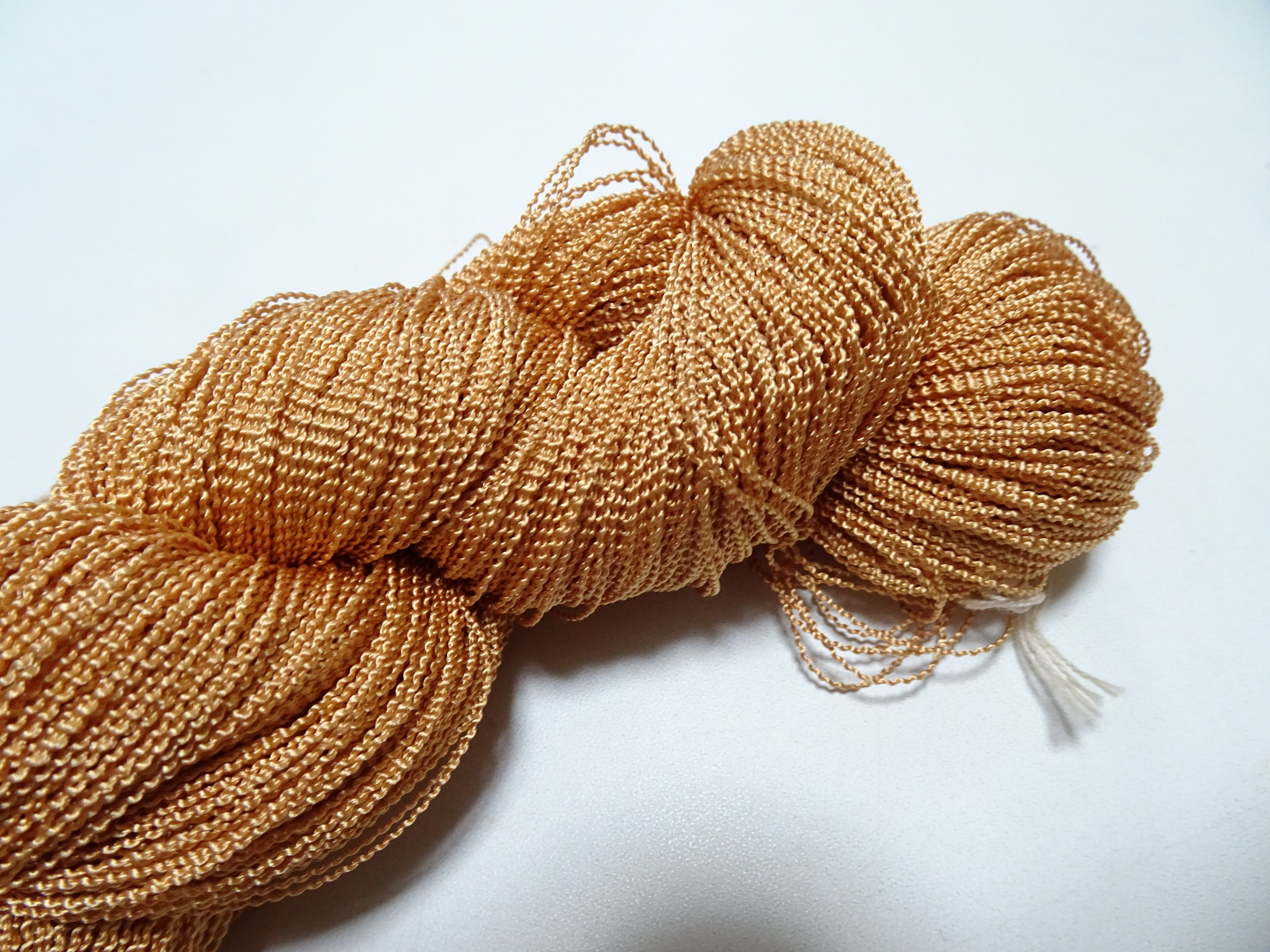 Japanese Vintage Kabe Silk Thread Embroidery & Weaving 16107