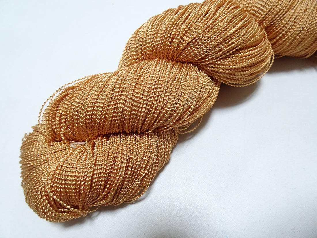 Japanese Vintage Kabe Silk Thread Embroidery & Weaving 16107