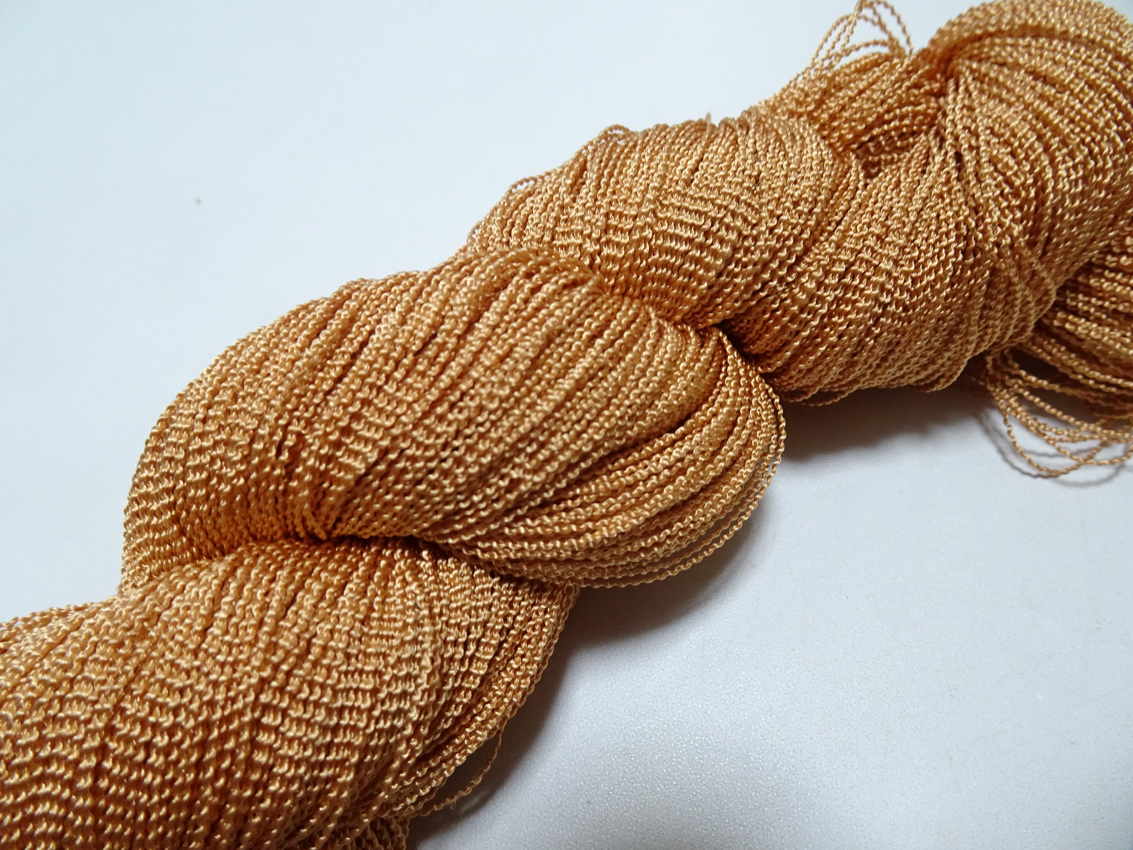 Japanese Vintage Kabe Silk Thread Embroidery & Weaving 16107