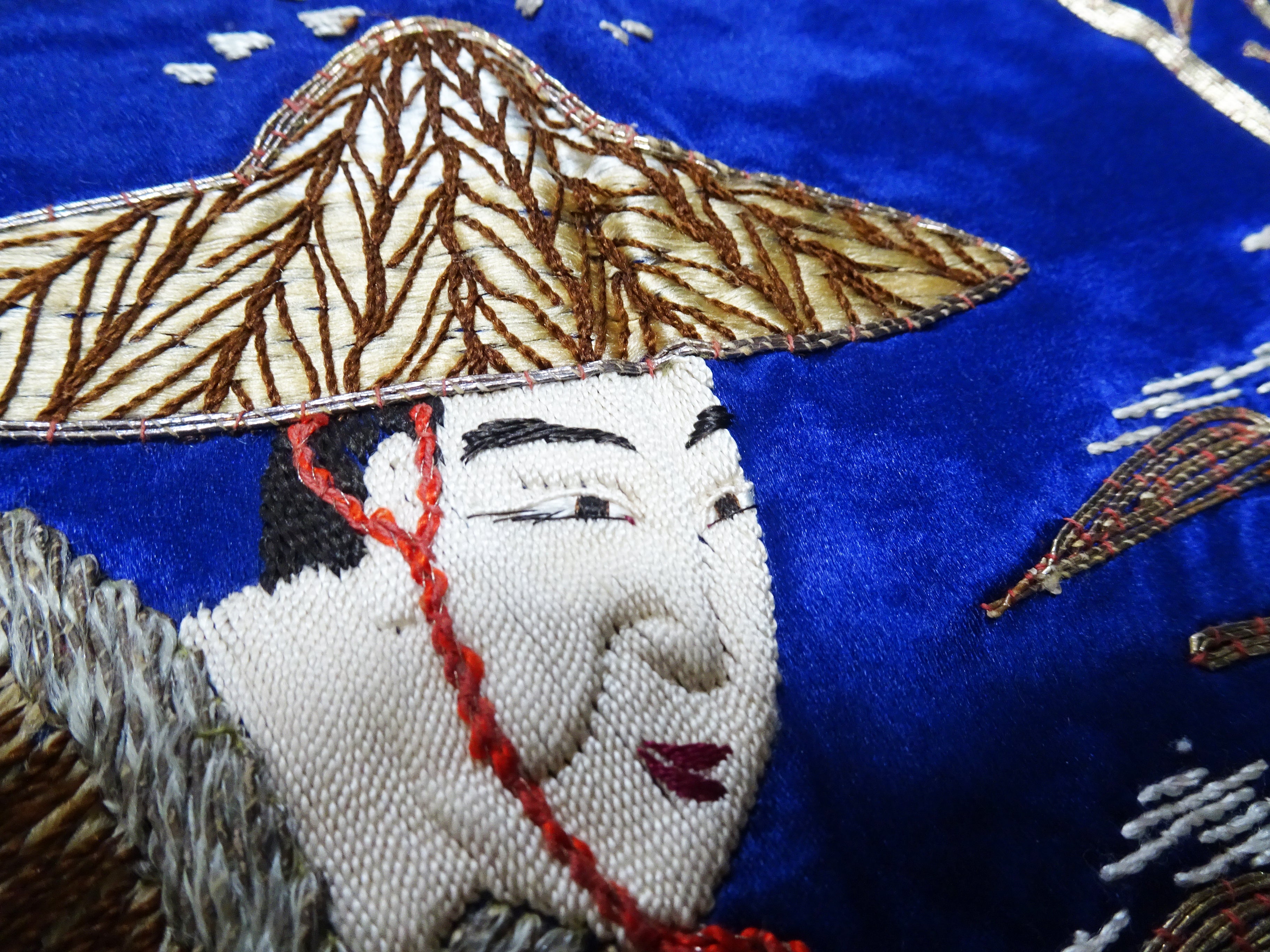 Japanese Antique high quality Super Rare Fukusa  Embroidery 7775