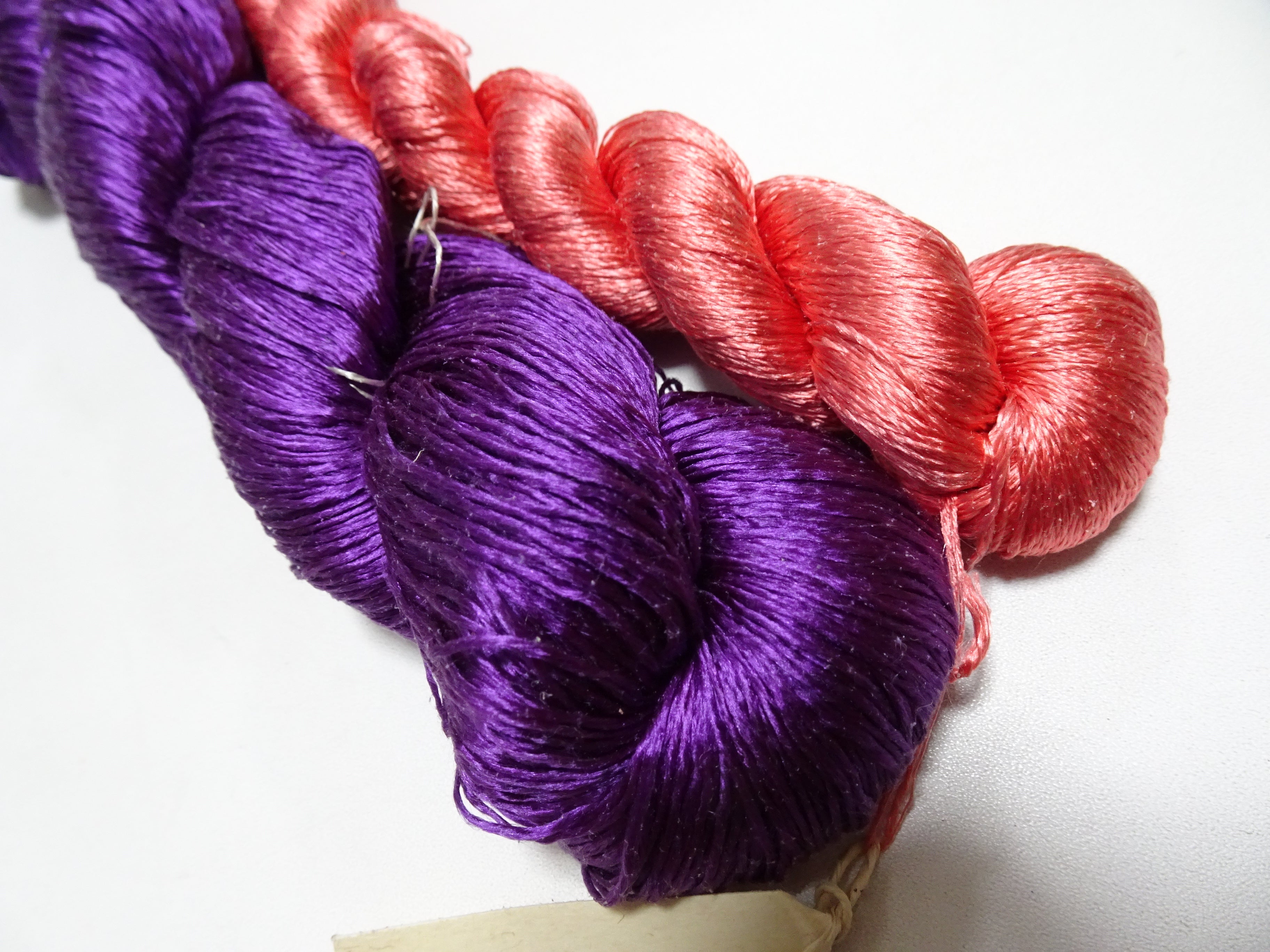 Japanese Vintage Twisted Silk Thread 2sets Embroidery 18387