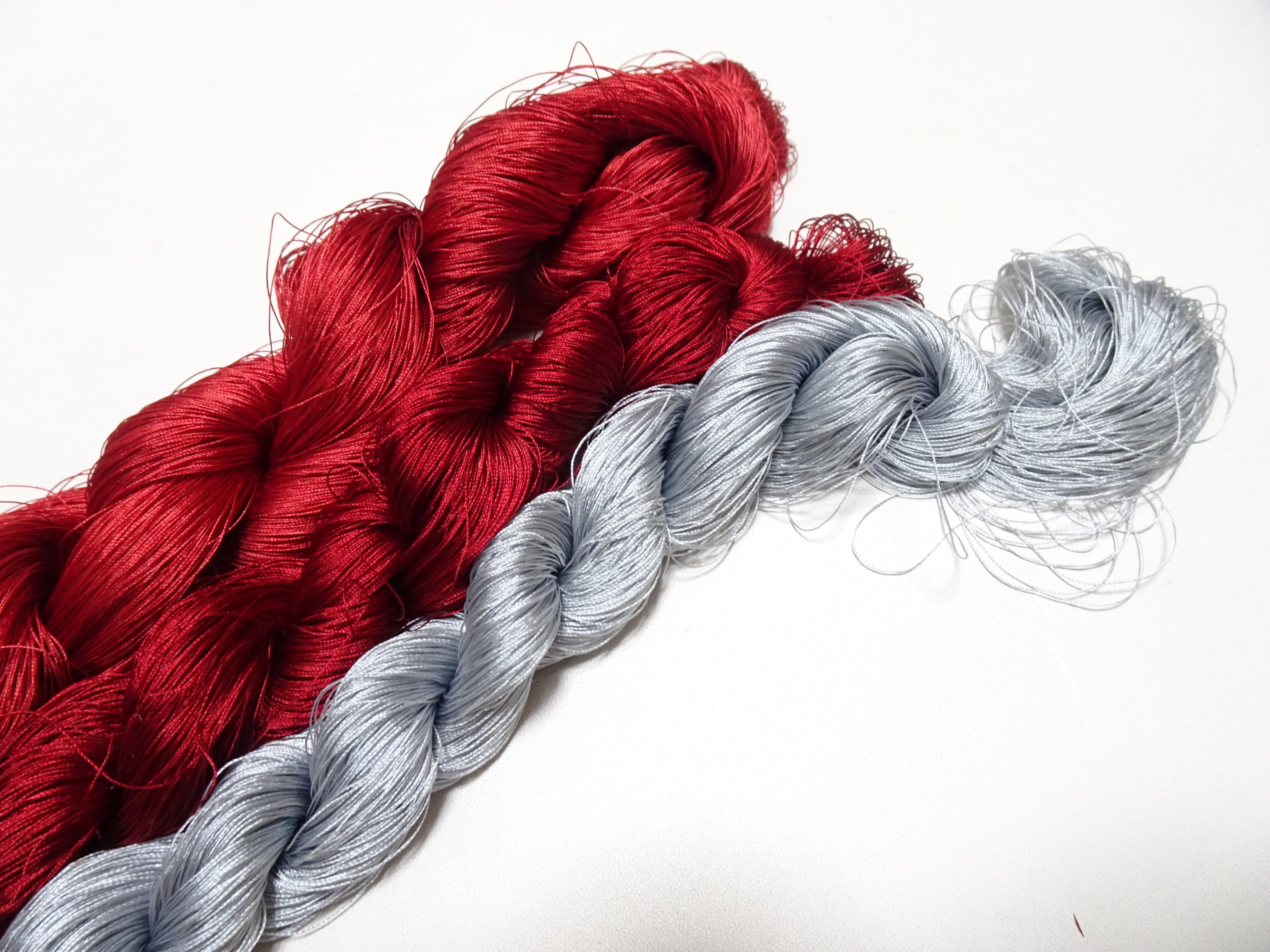 Japanese Vintage Silk Thread 3sets for Tsuzure Weaving – High-Quality 19683