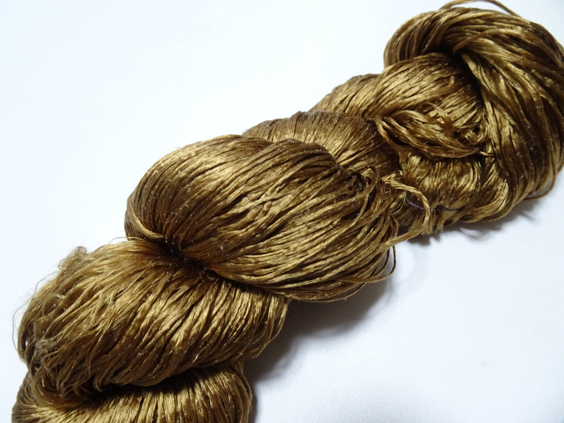 Japanese Vintage Loose Twisted Silk Thread Embroidery 18200