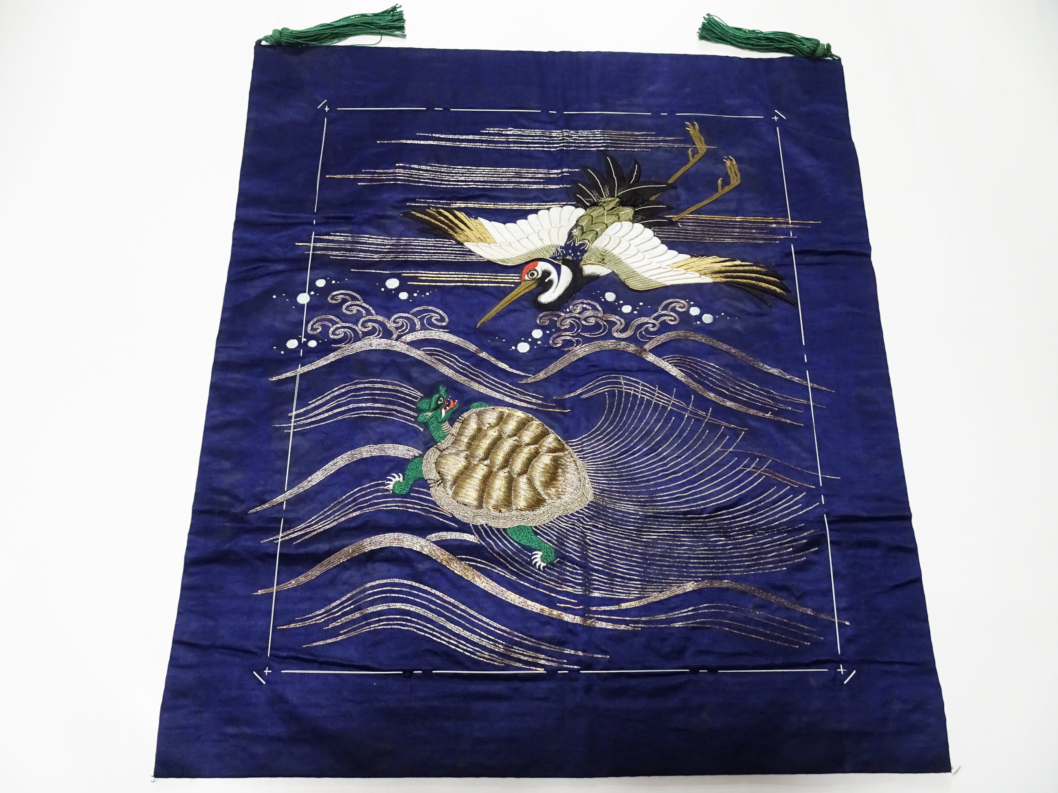 Japanese Antique high quality Super Rare Fukusa  Embroidery 7776