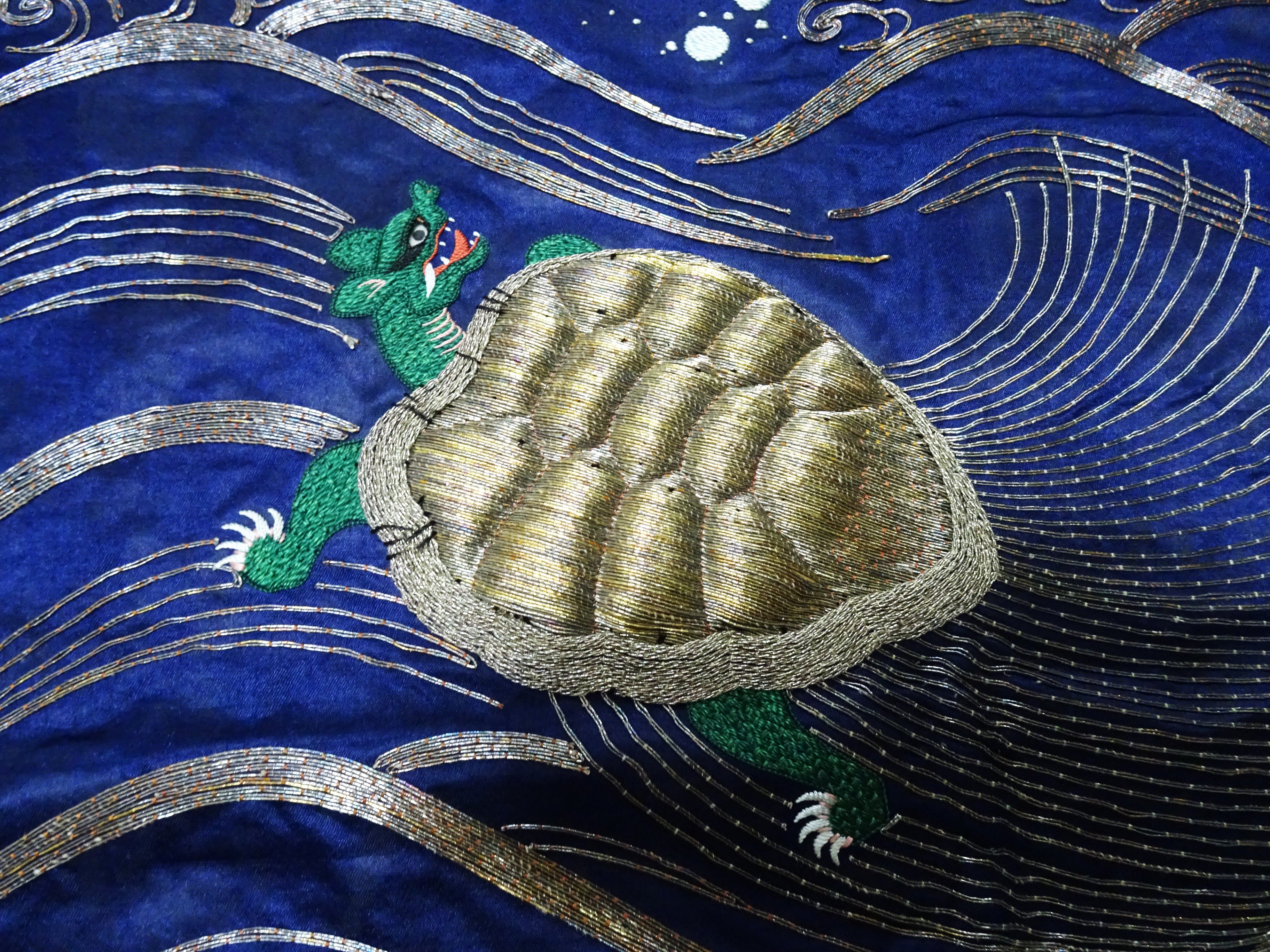 Japanese Antique high quality Super Rare Fukusa Embroidery 7776