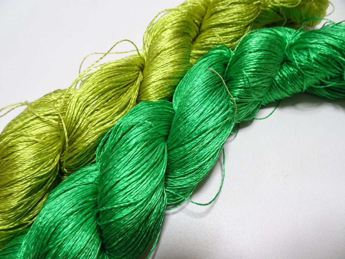 Japanese Vintage Twisted Silk Thread 2sets Embroidery 18389