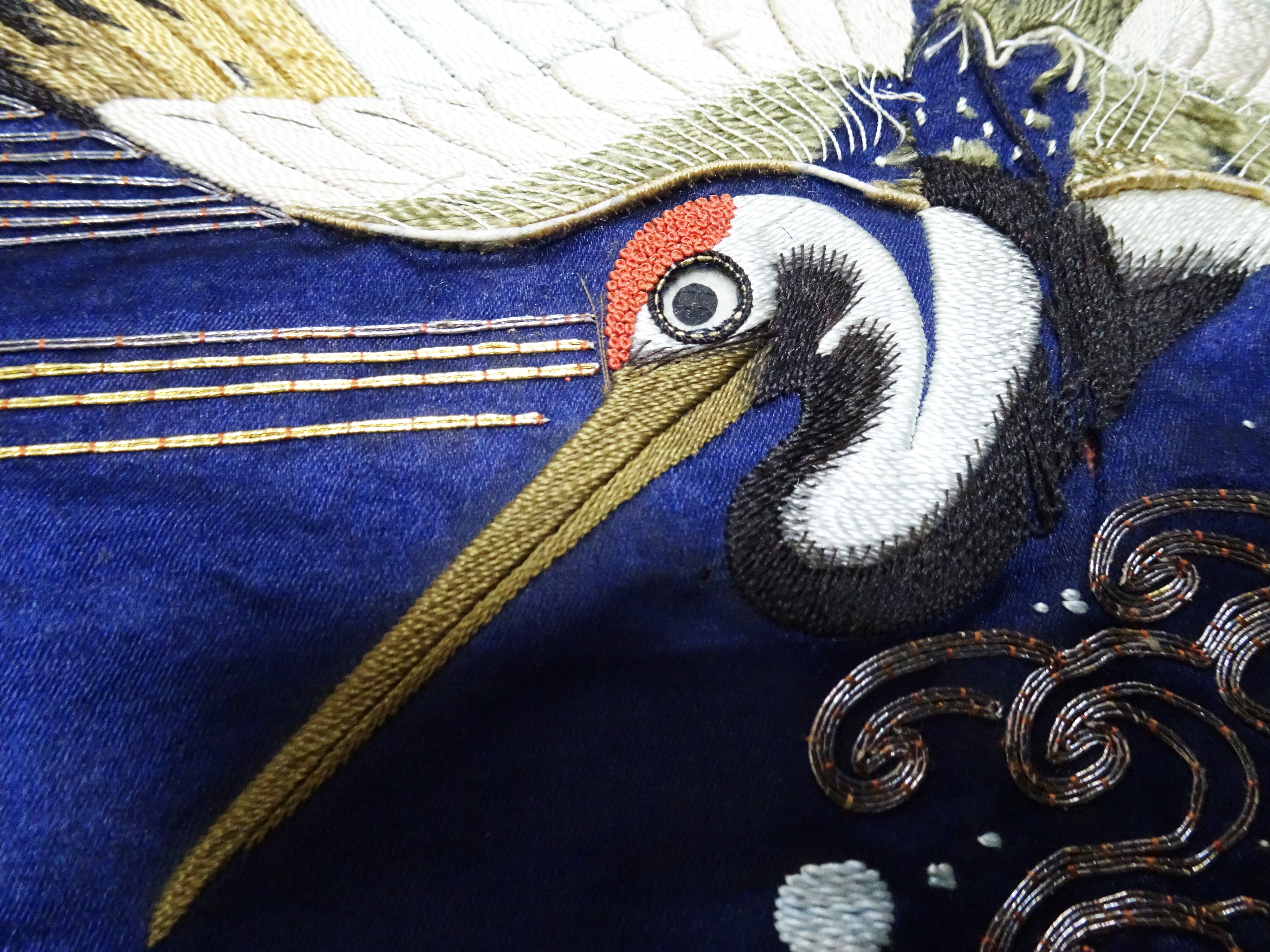 Japanese Antique high quality Super Rare Fukusa  Embroidery 7776