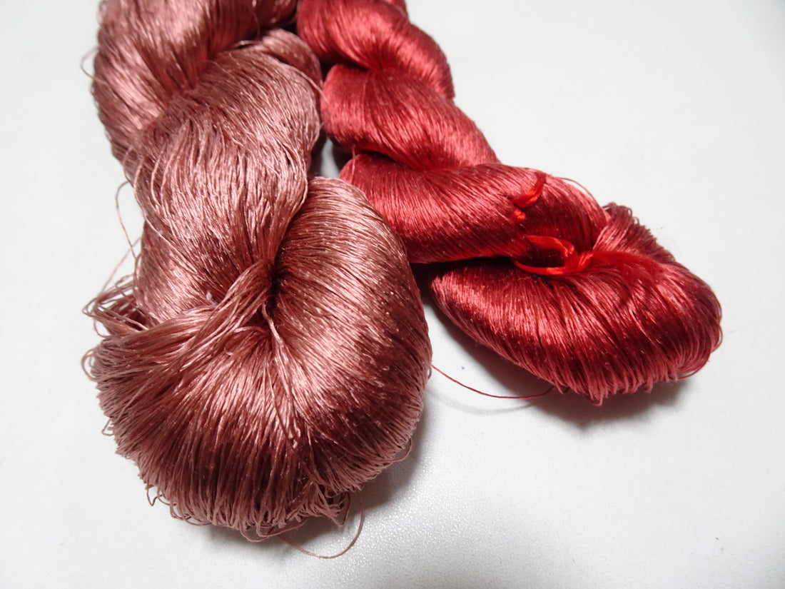 Japanese vintage silk thread 2sets embroidery 9012
