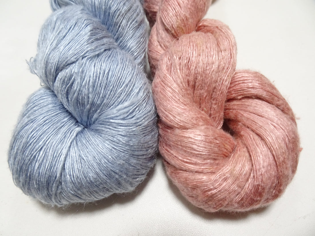 Japanese Vintage Mawata Tsumugi Fine Quality Silk Thread 2sets embroidery & Weave 17032