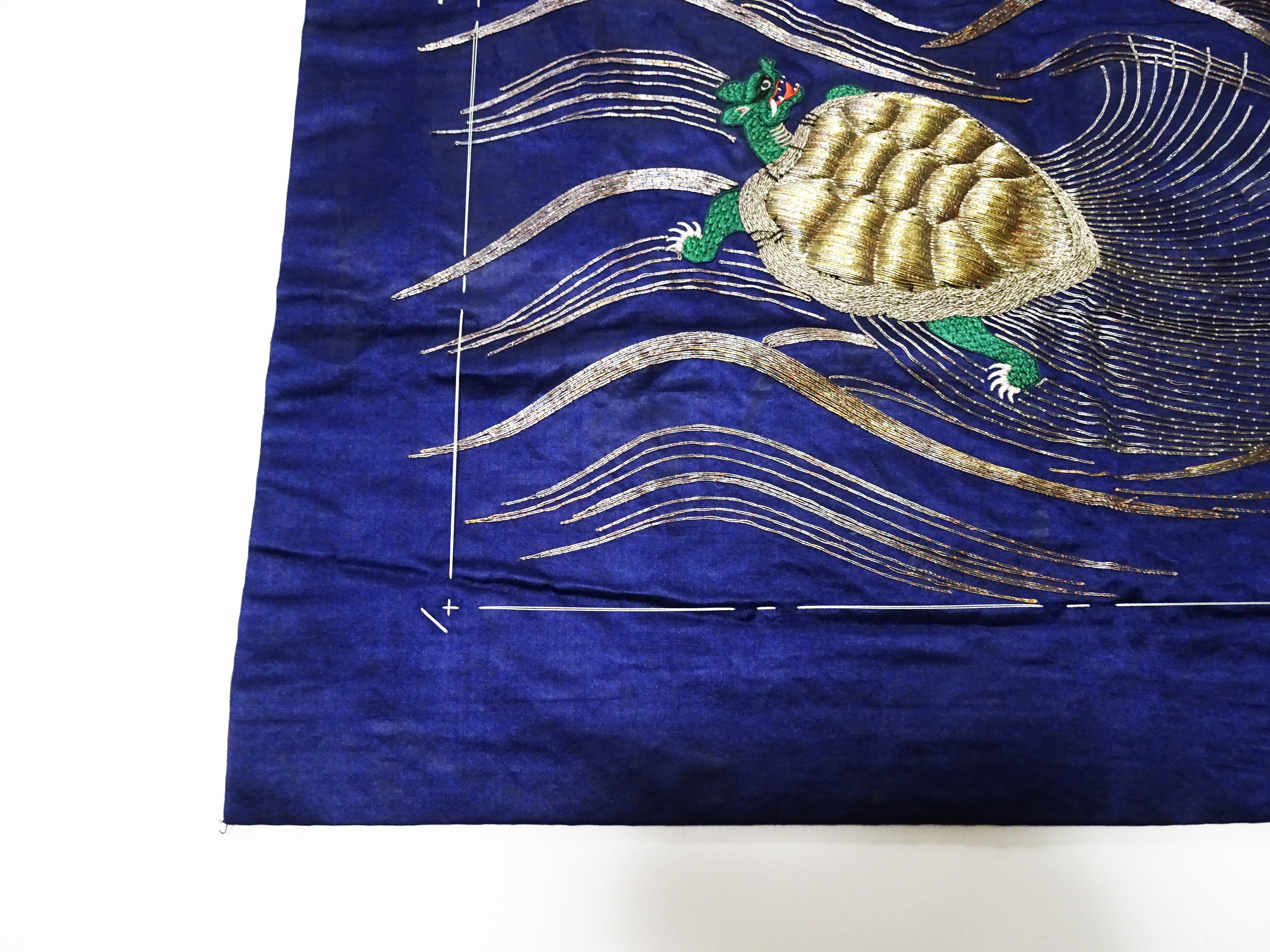 Japanese Antique high quality Super Rare Fukusa Embroidery