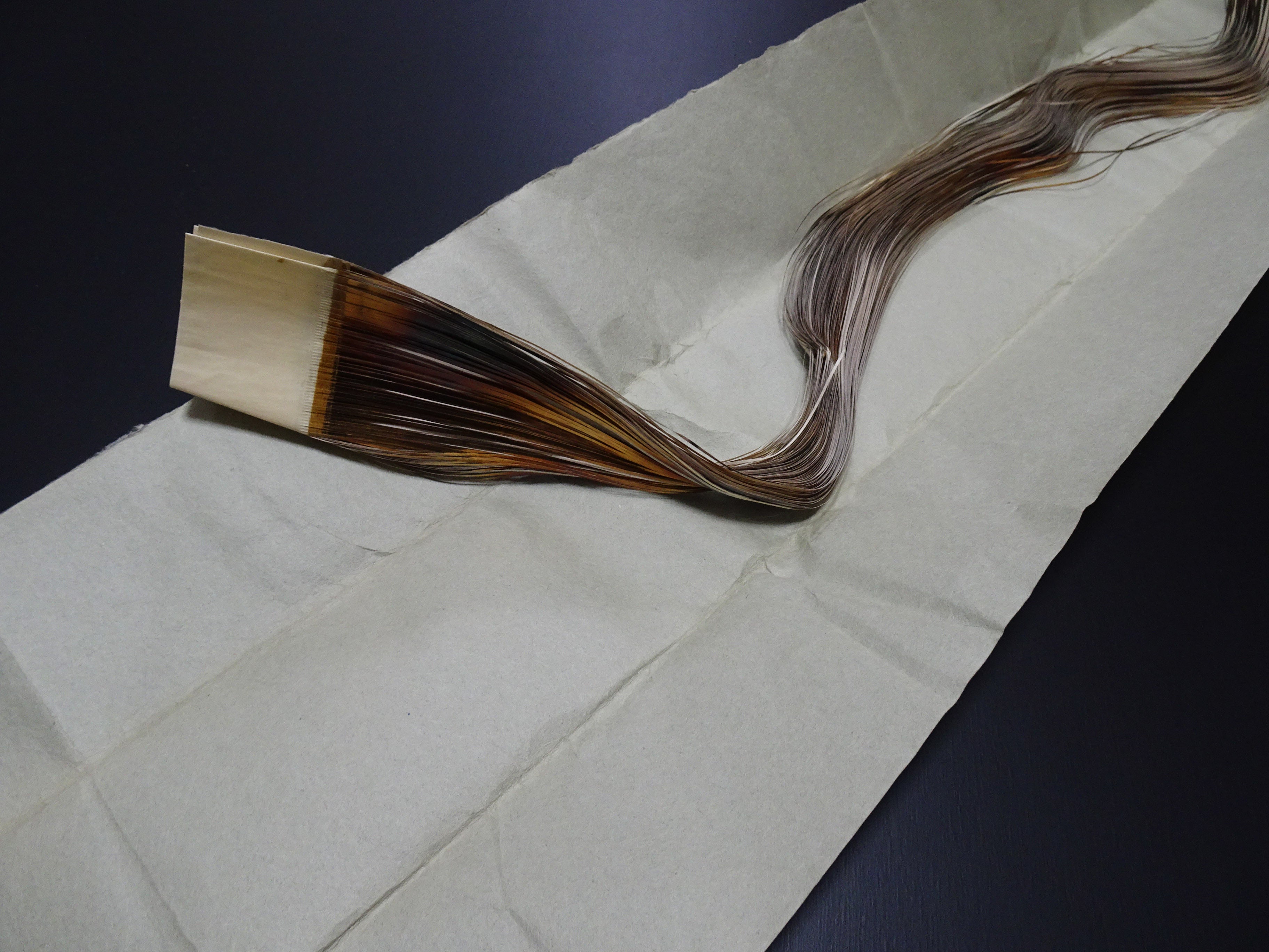 Super Rare Vintage Saga Nishiki Flat Gold Leaf Thread – Premium Hira-haku, Traditional Japanese Textile Material 16003