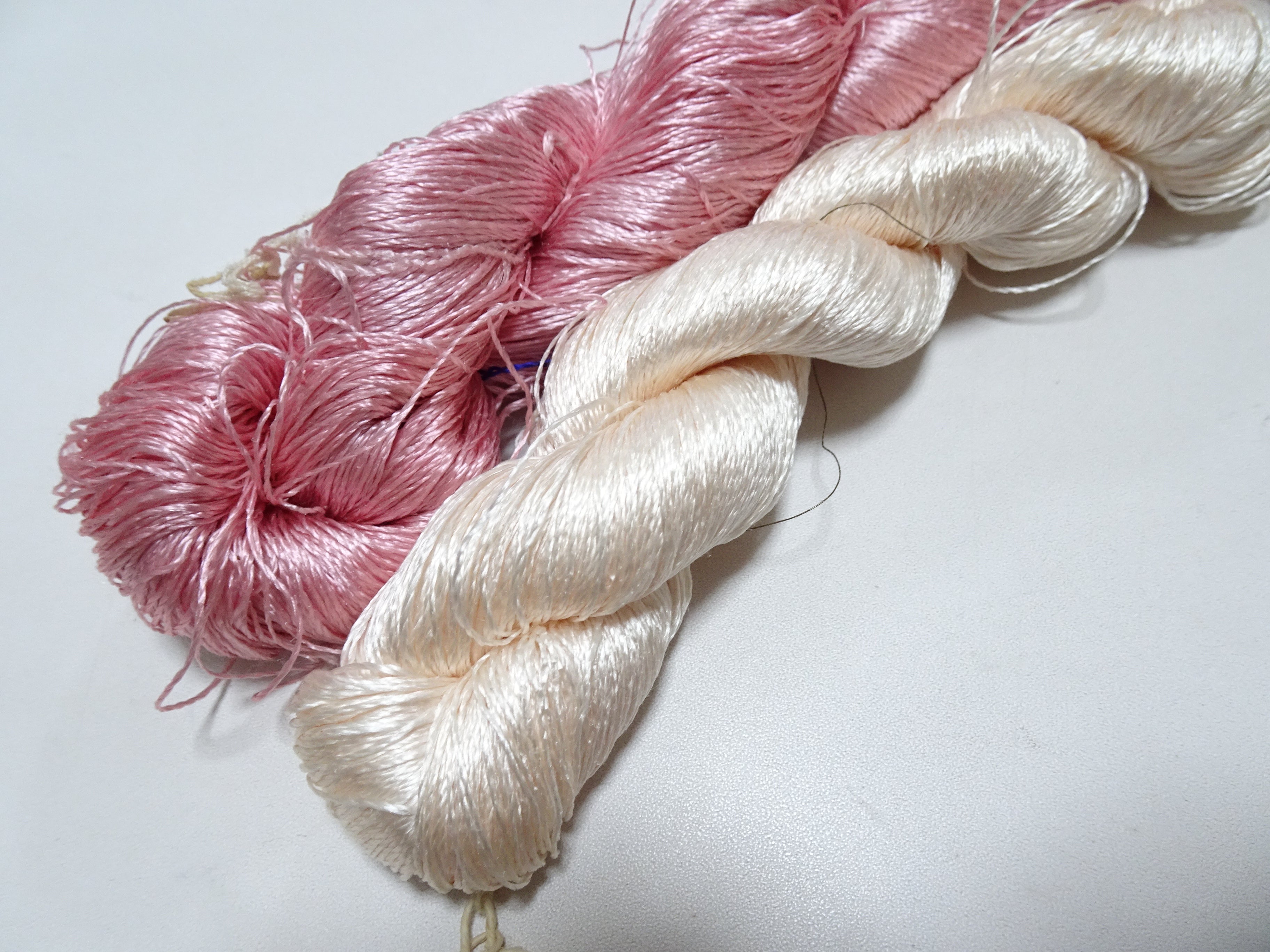 Japanese Vintage Twisted Silk Thread 2sets Embroidery 18390