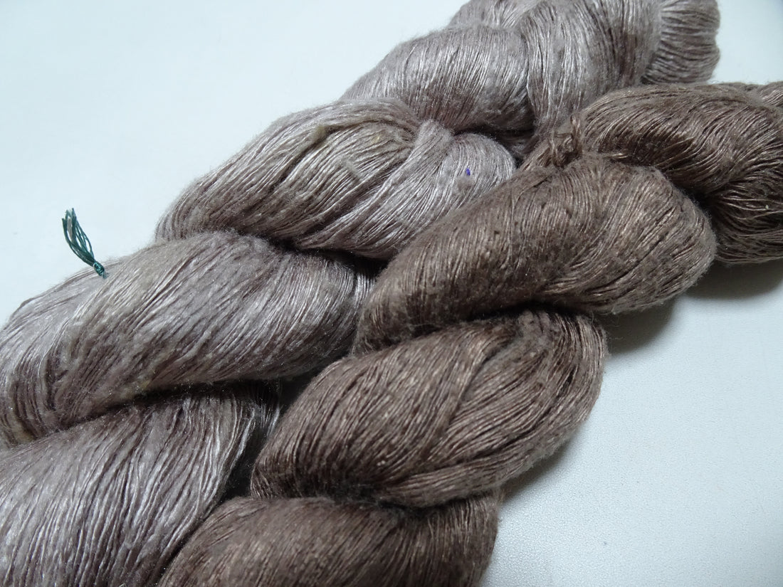 Japanese Vintage Mawata Tsumugi Fine Quality Silk Thread 2sets embroidery & Weave 17033