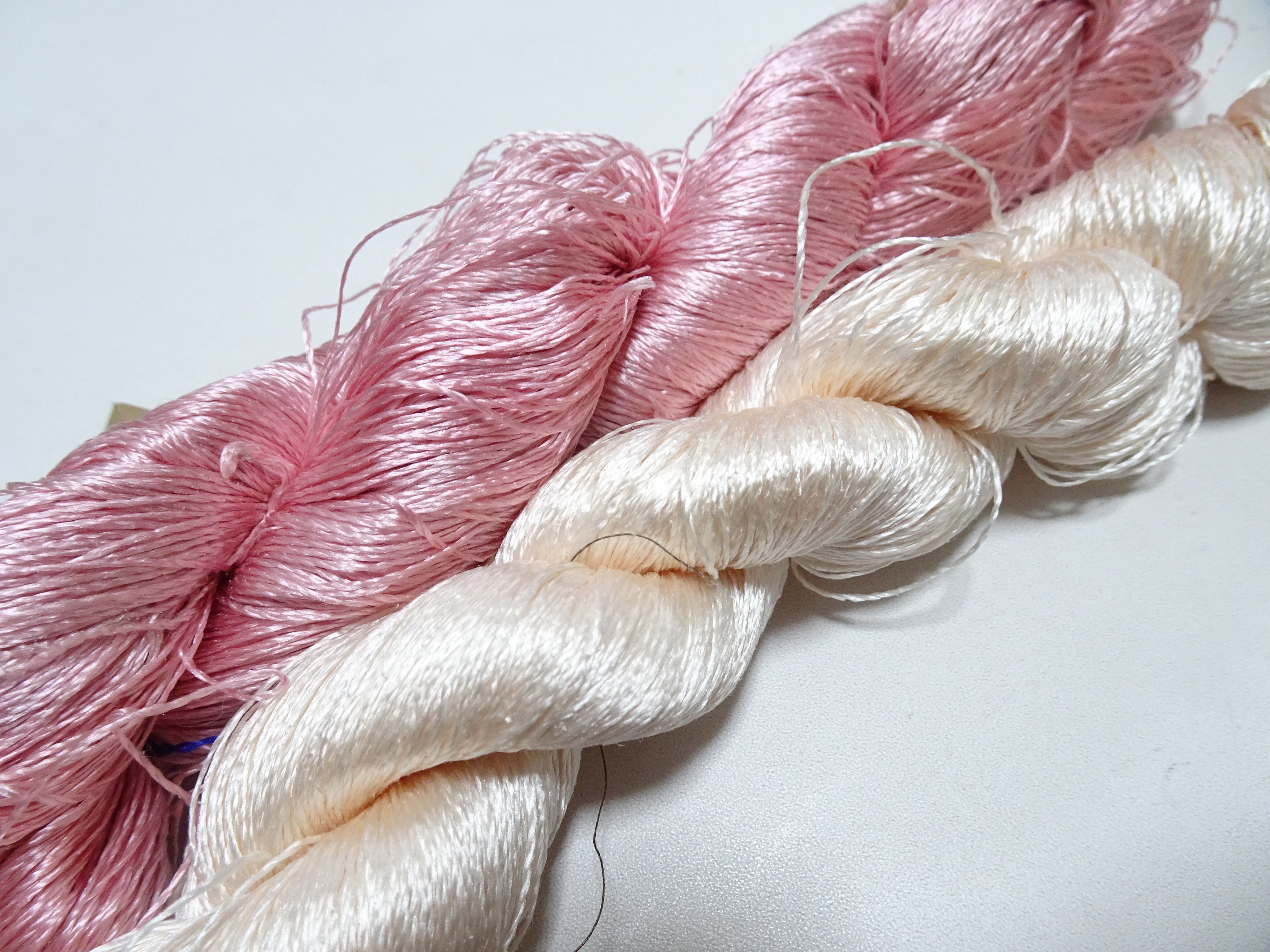 Japanese Vintage Twisted Silk Thread 2sets Embroidery 18390