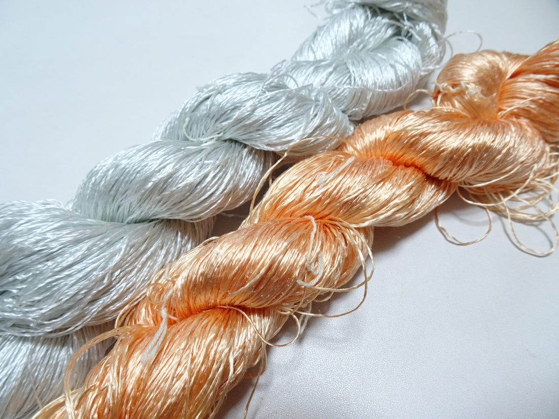 Japanese Vintage Silk Thread 2sets Embroidery 19499