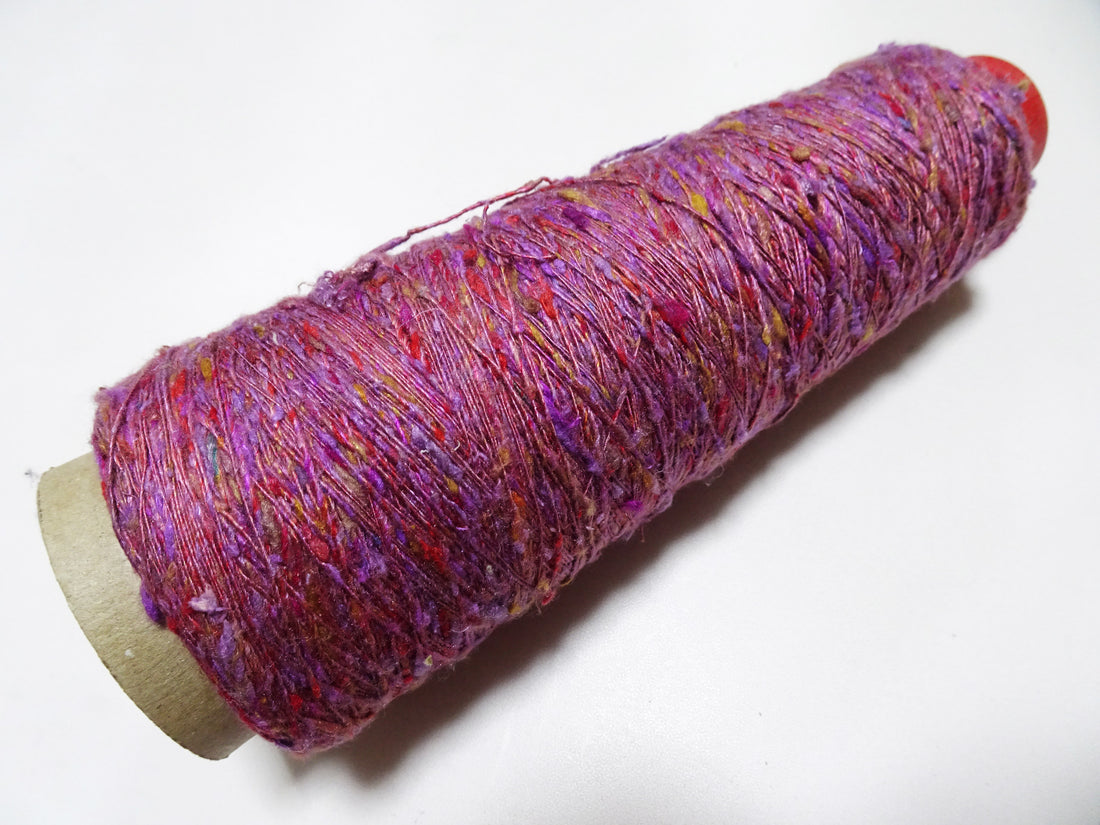 Japanese Tanaka Gen Silk – One-of-a-Kind Hand-Dyed Artistic Silk Thread, Rare Japanese Artisan Yarn, Limited Stock 19193