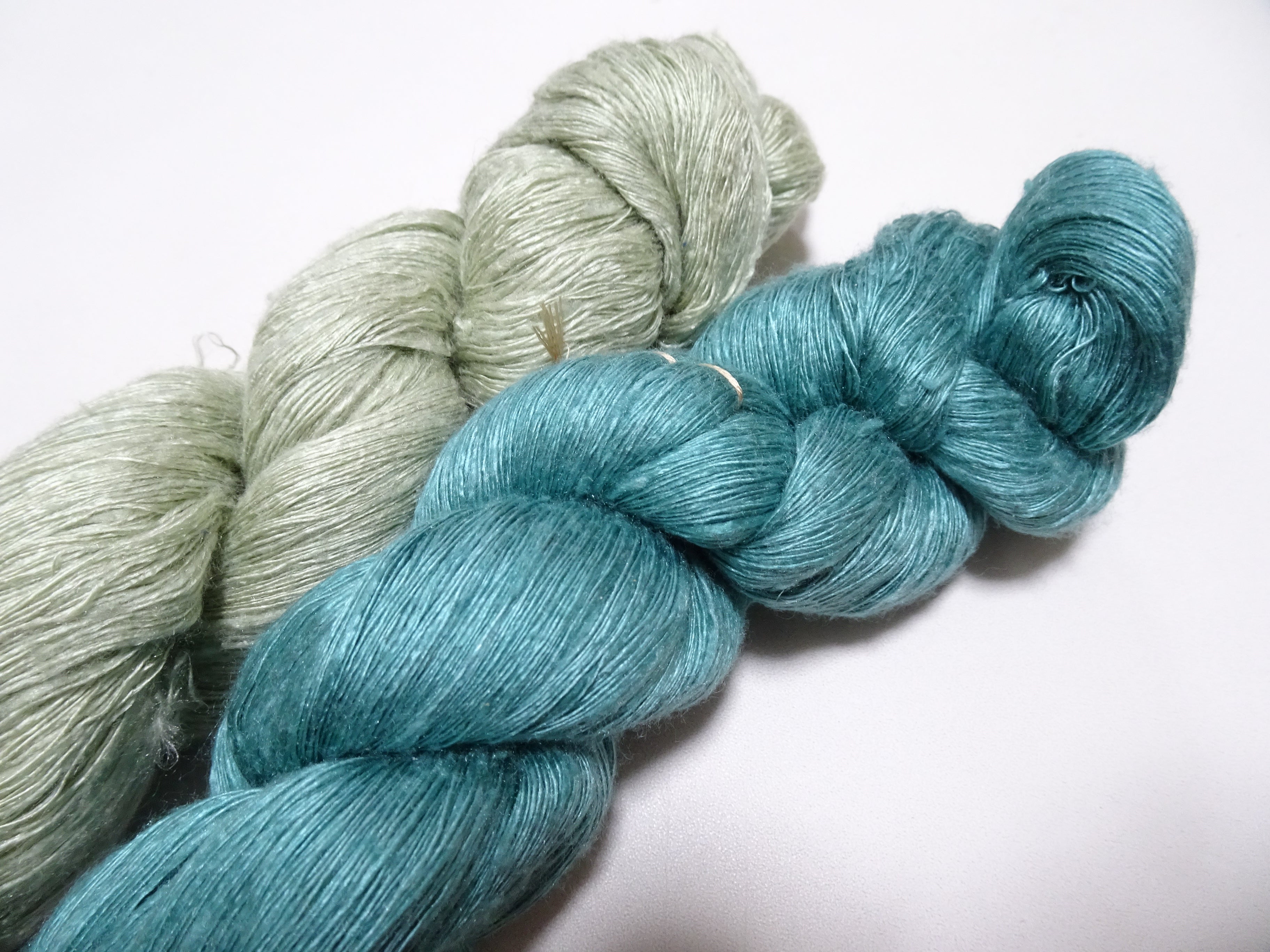 Japanese Vintage Mawata Tsumugi Fine Quality Silk Thread 2sets embroidery & Weave 17034