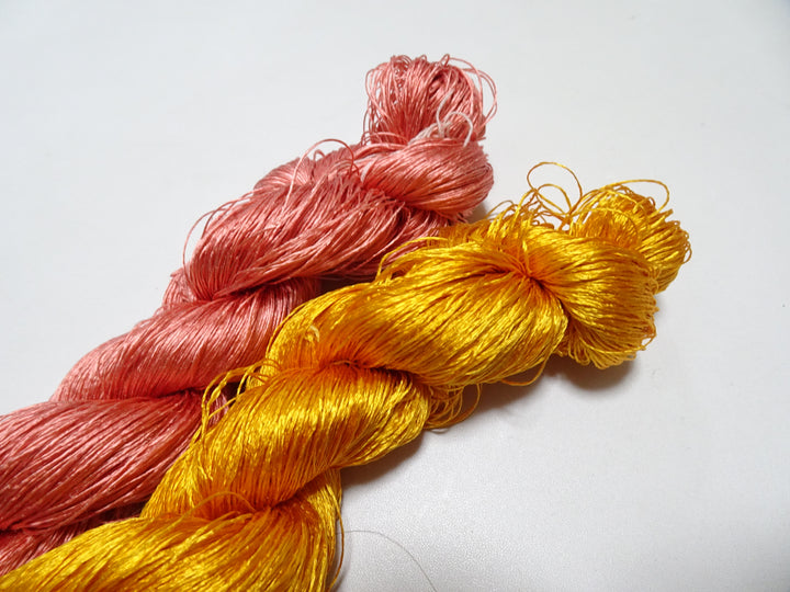 Japanese Vintage Silk Thread 2sets Embroidery 19500