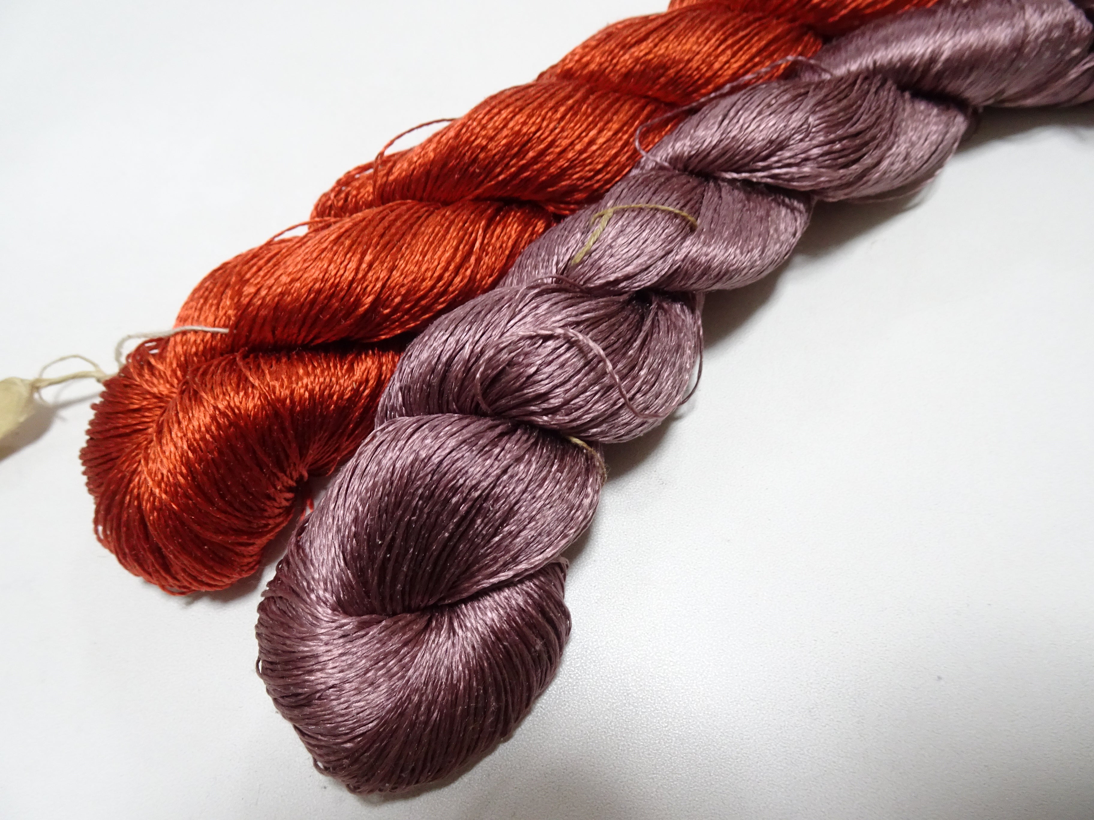Japanese Vintage Twisted Silk Thread 2sets Embroidery 18391