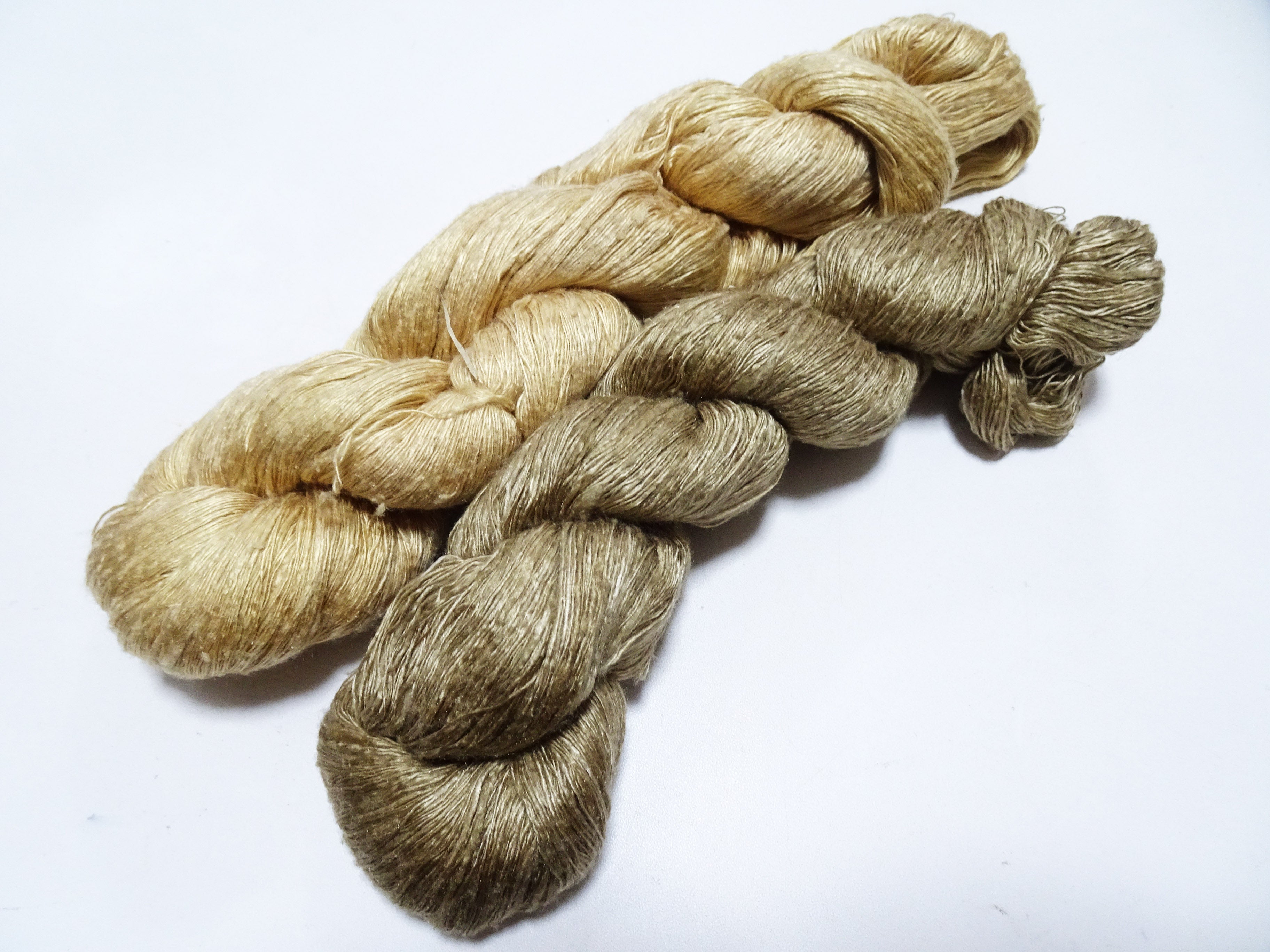 Japanese Vintage Mawata Tsumugi Fine Quality Silk Thread 2sets embroidery & Weave 17035