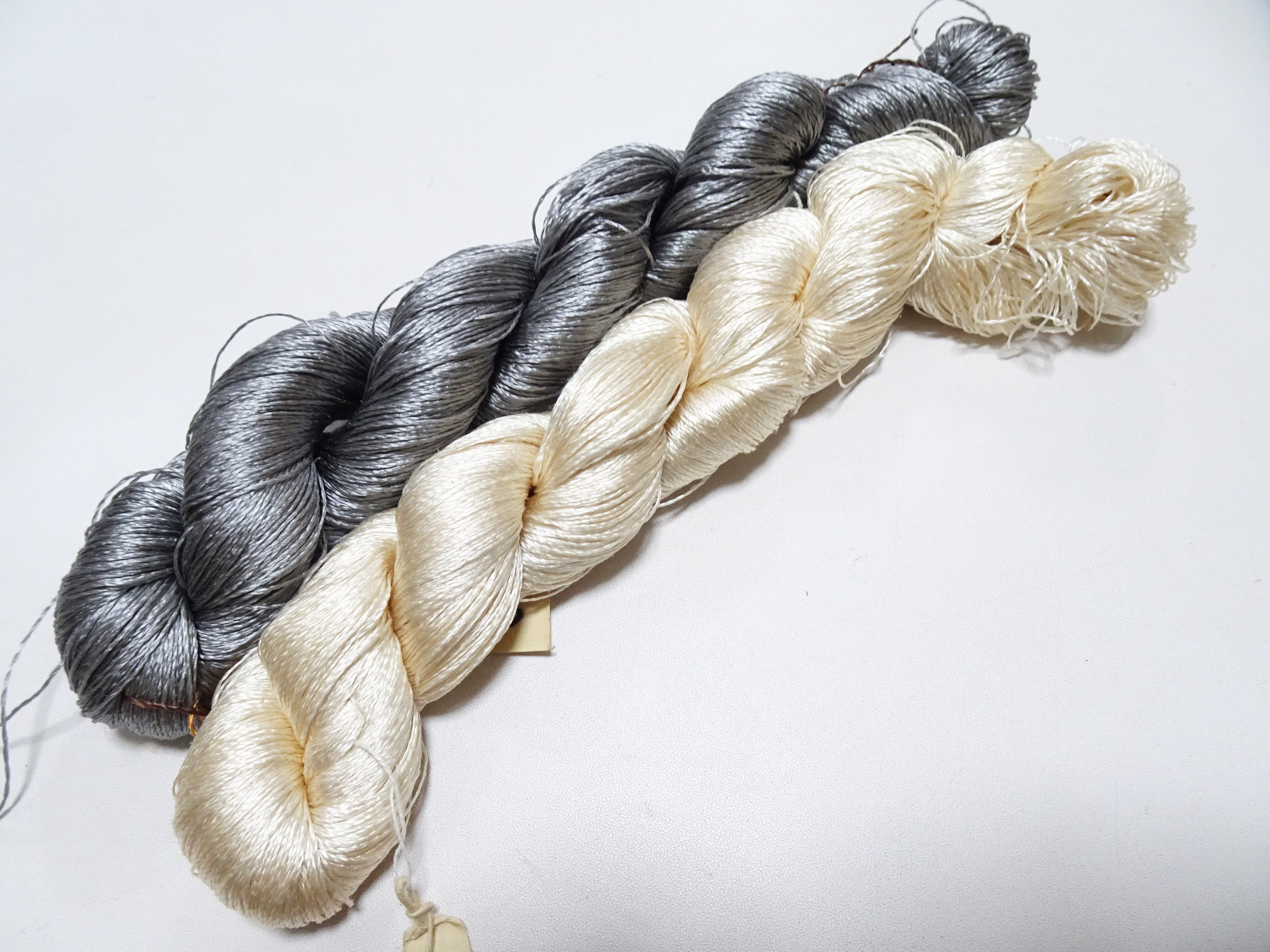 Japanese Vintage Twisted Silk Thread 2sets Embroidery 18392