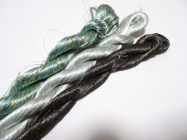Special price!! Japanese Vintage High Class Thread Kinsunago  3sets embroidery 3000M  16261
