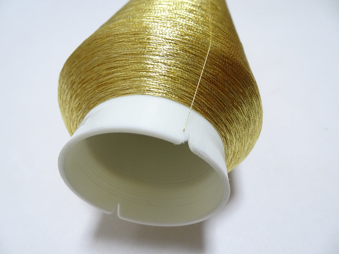 Japanese vintage high class gold leaf thread 18 embroidery  5000M  0.16mm