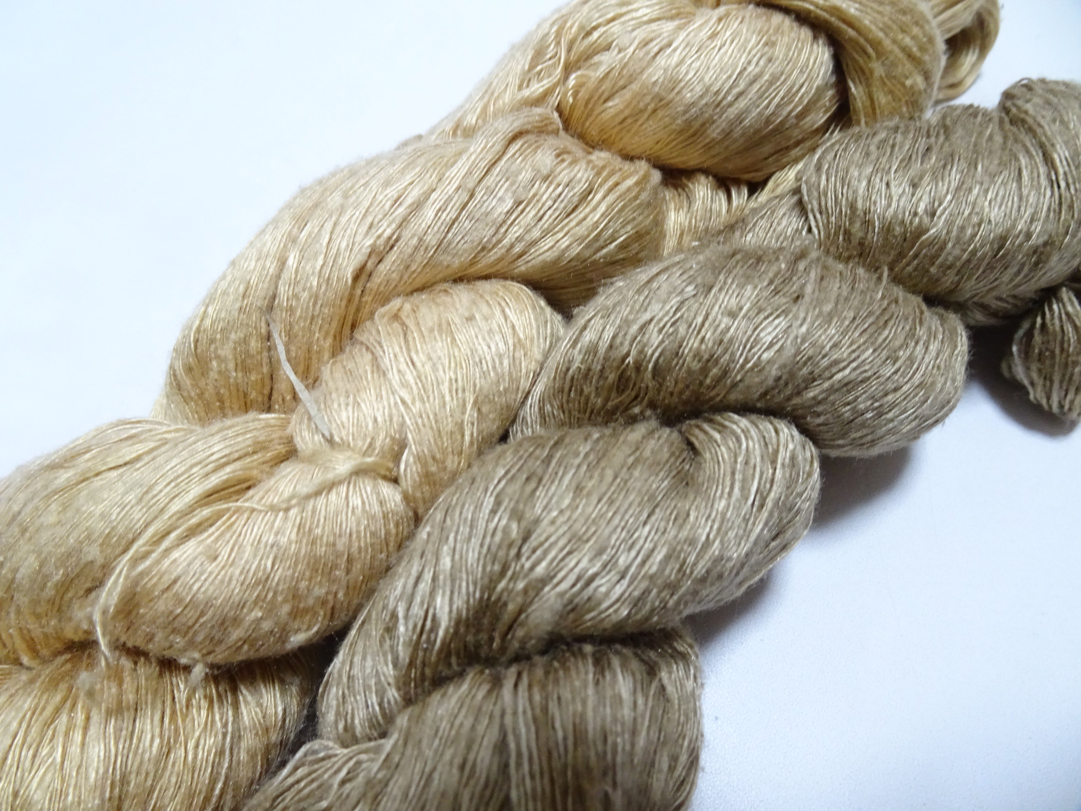 Japanese Vintage Mawata Tsumugi Fine Quality Silk Thread 2sets embroidery & Weave 17035