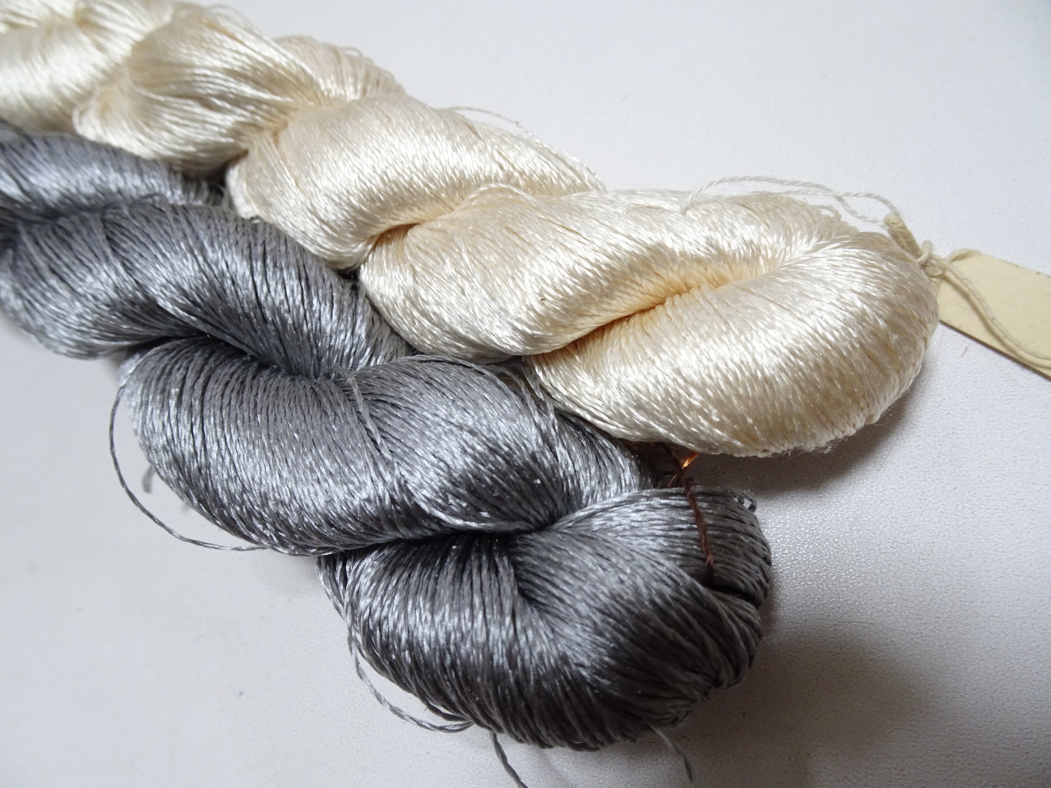Japanese Vintage Twisted Silk Thread 2sets Embroidery 18392