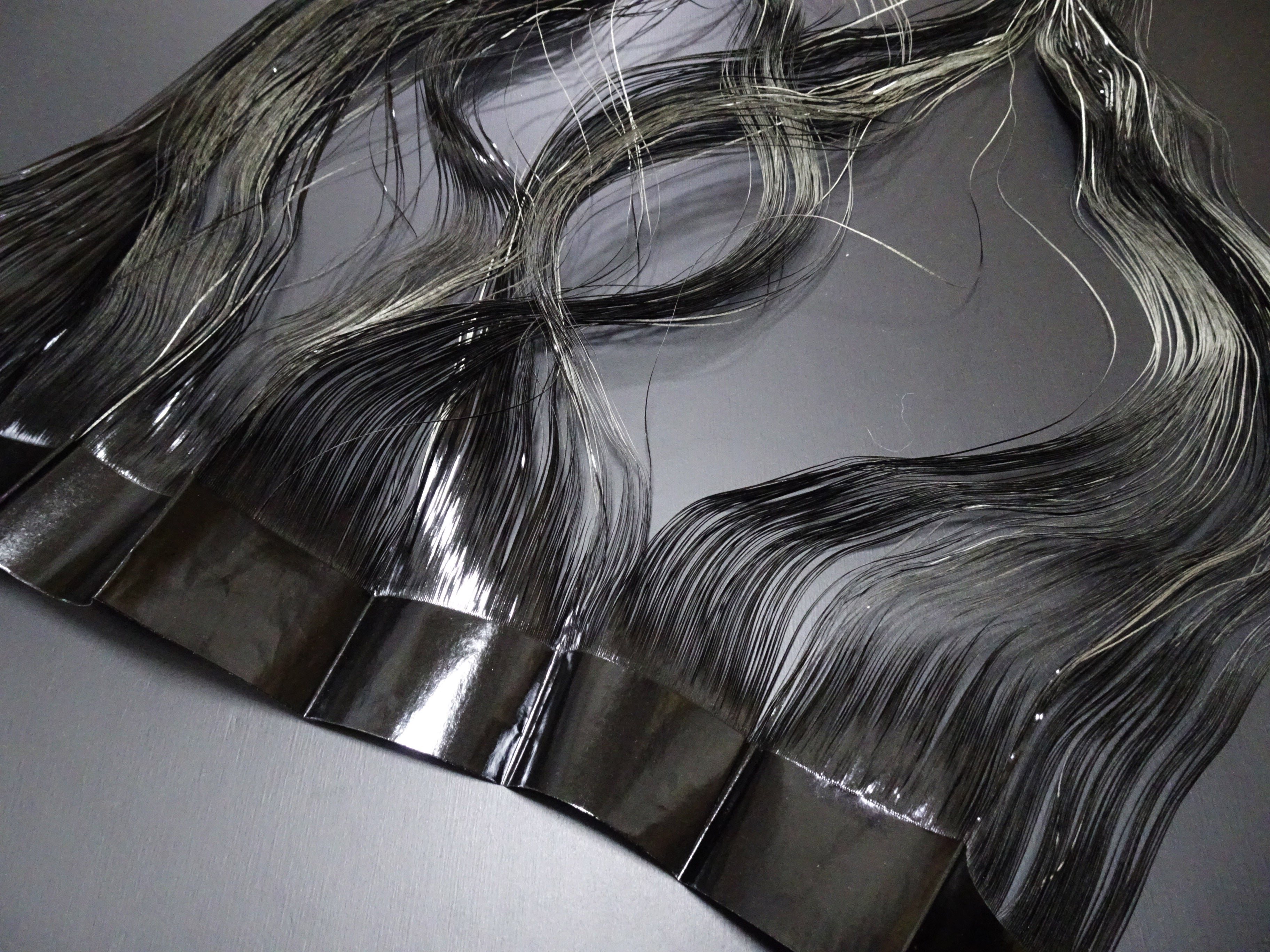 Super Rare Vintage Saga Nishiki Flat Urushi lacquer Thread – Premium Hira-haku, Traditional Japanese Textile Material 16004