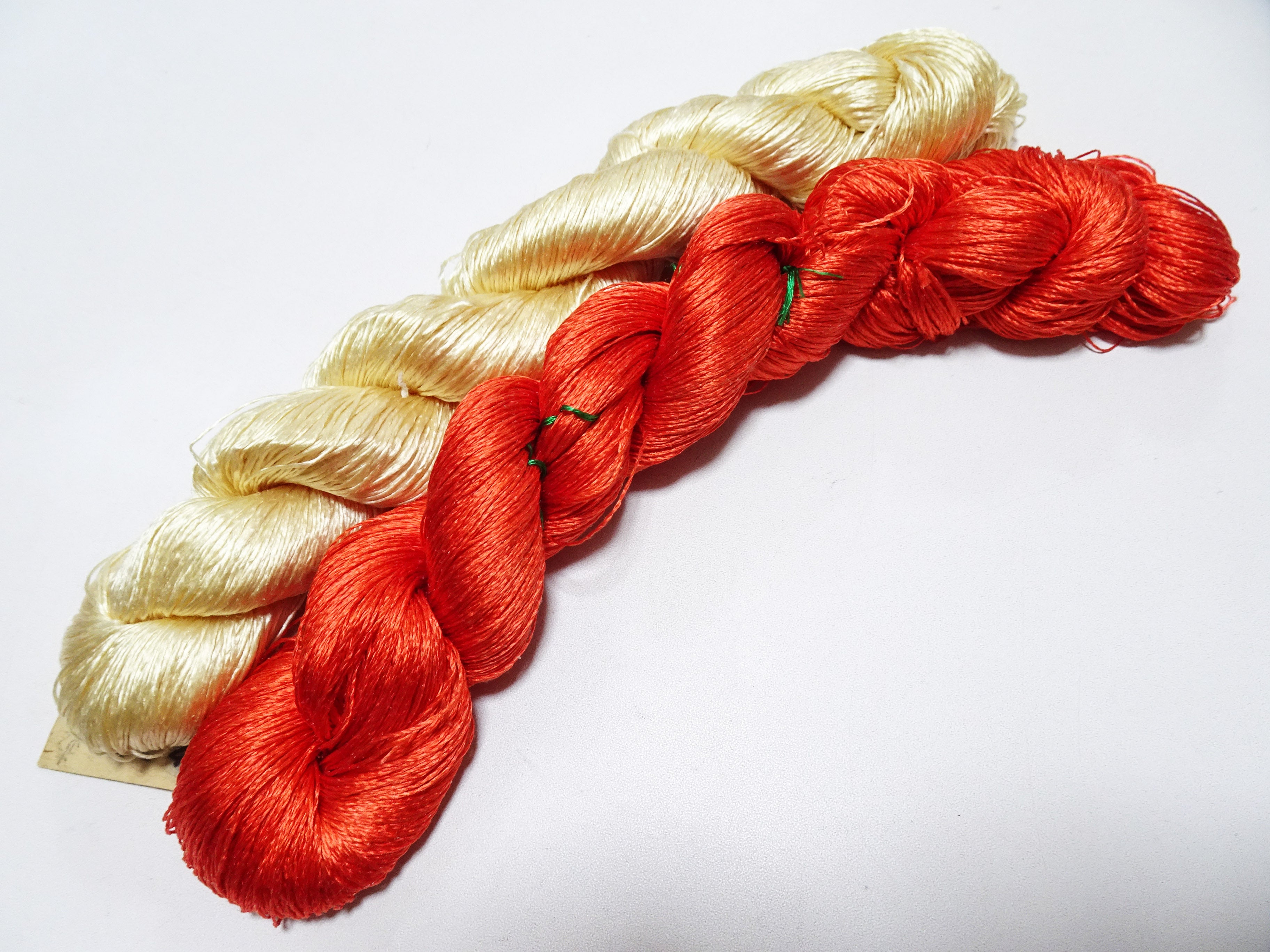Japanese Vintage Twisted Silk Thread 2sets Embroidery 18393