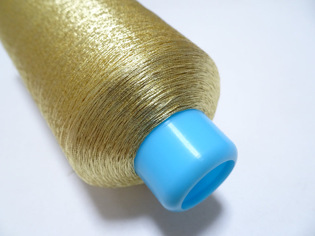Japanese vintage high class gold leaf thread 17 embroidery  5000M  0.16mm
