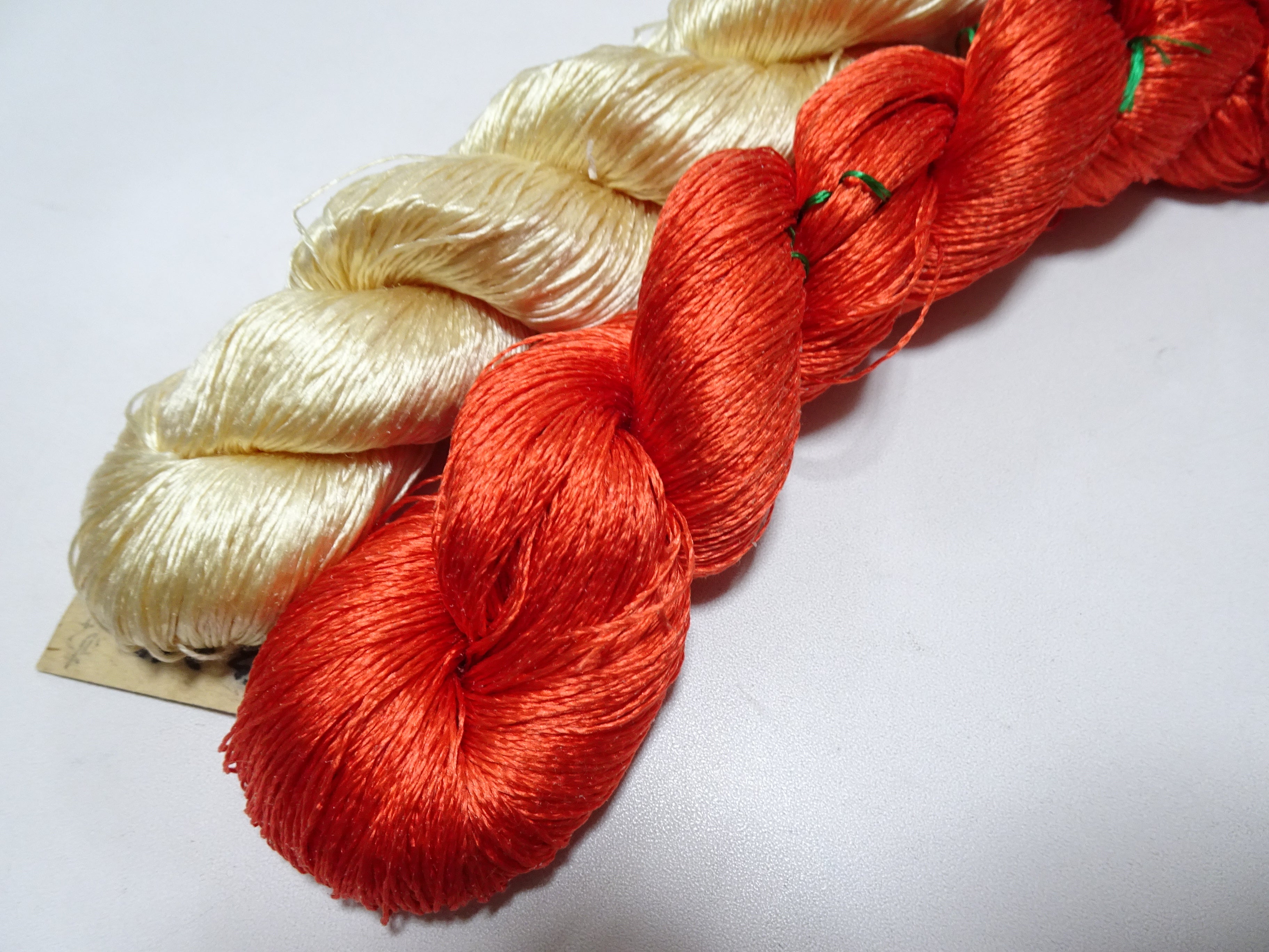Japanese Vintage Twisted Silk Thread 2sets Embroidery 18393