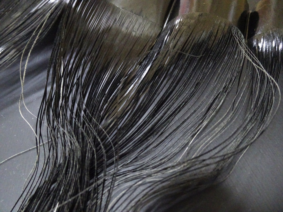 Super Rare Vintage Saga Nishiki Flat Urushi lacquer Thread – Premium Hira-haku, Traditional Japanese Textile Material 16004