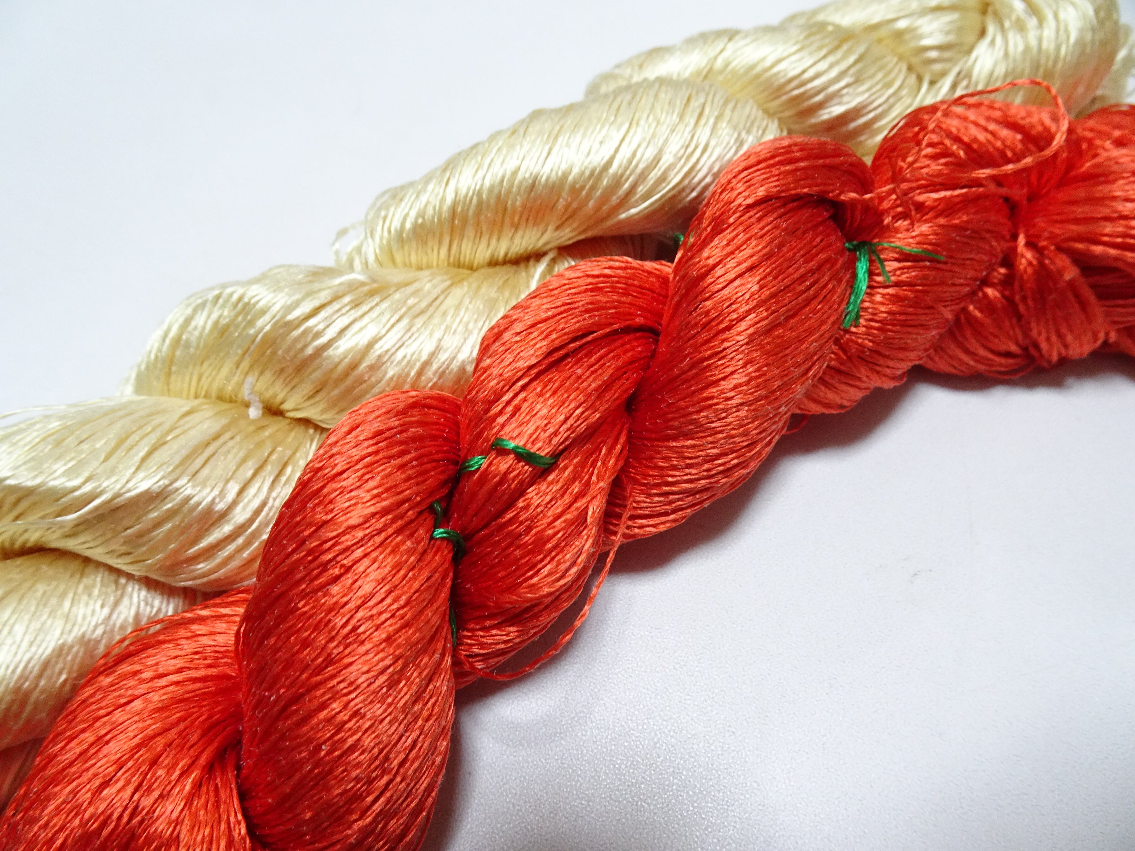 Japanese Vintage Twisted Silk Thread 2sets Embroidery 18393