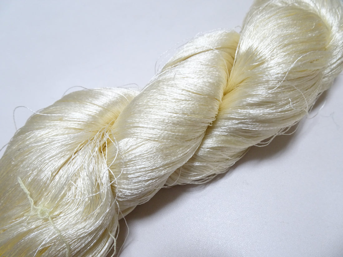 Japanese Vintage Silk Twisted Thread Embroidery 19796