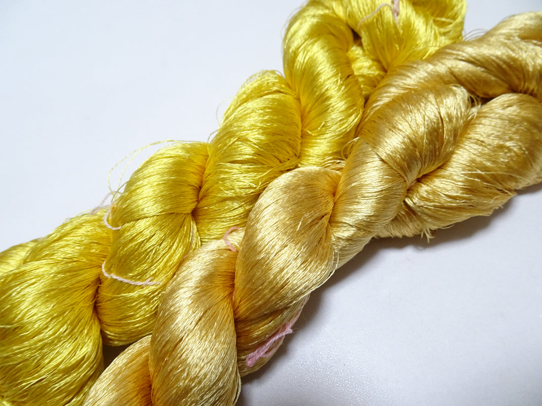 Japanese Vintage Twisted Silk Thread 2sets Embroidery 15756