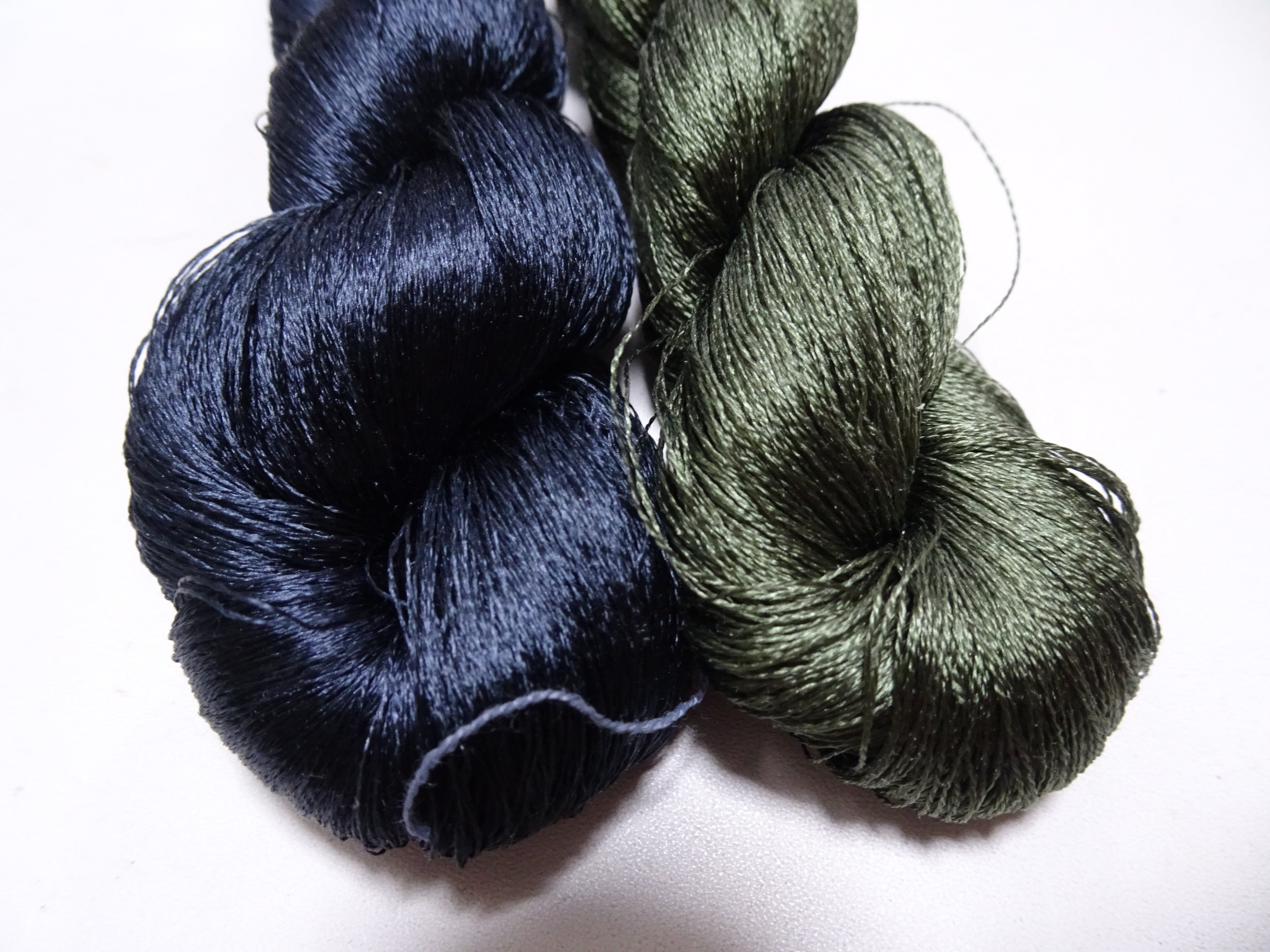 Japanese Vintage Twisted Silk Thread 2sets Embroidery 17355
