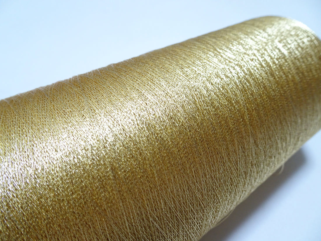 Japanese vintage high class gold leaf thread 17 embroidery  5000M  0.16mm