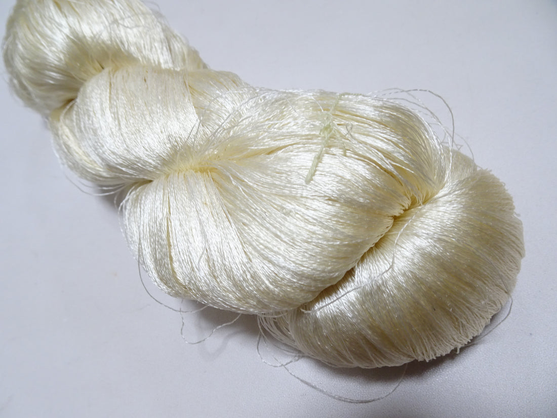 Japanese Vintage Silk Twisted Thread Embroidery 19796