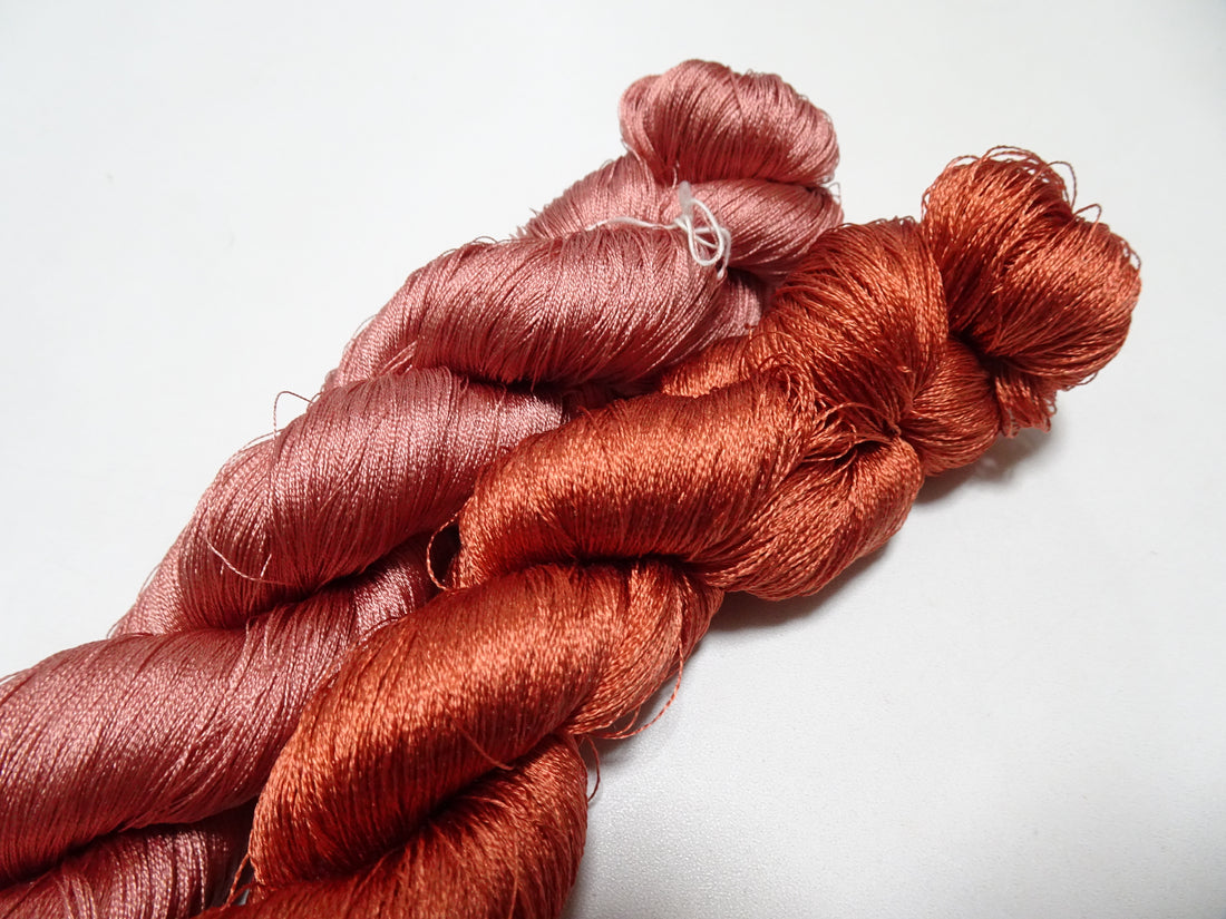 Japanese Vintage Twisted Silk Thread 2sets Embroidery 17356