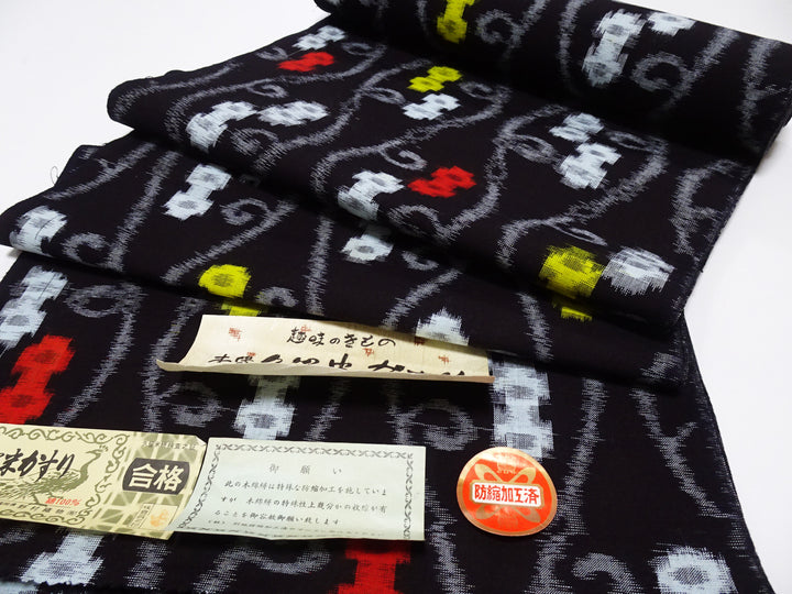Japanese Vintage Cotton Bolts Kurume Kasuri  13732