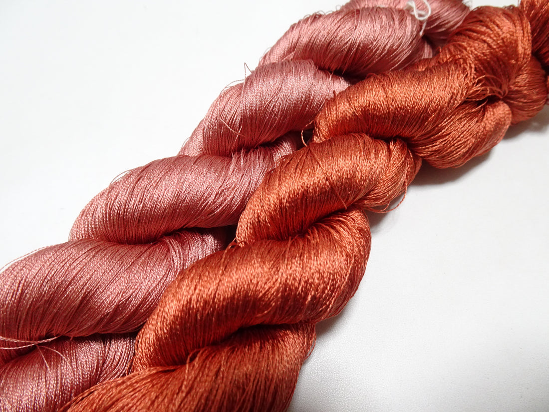 Japanese Vintage Twisted Silk Thread 2sets Embroidery 17356