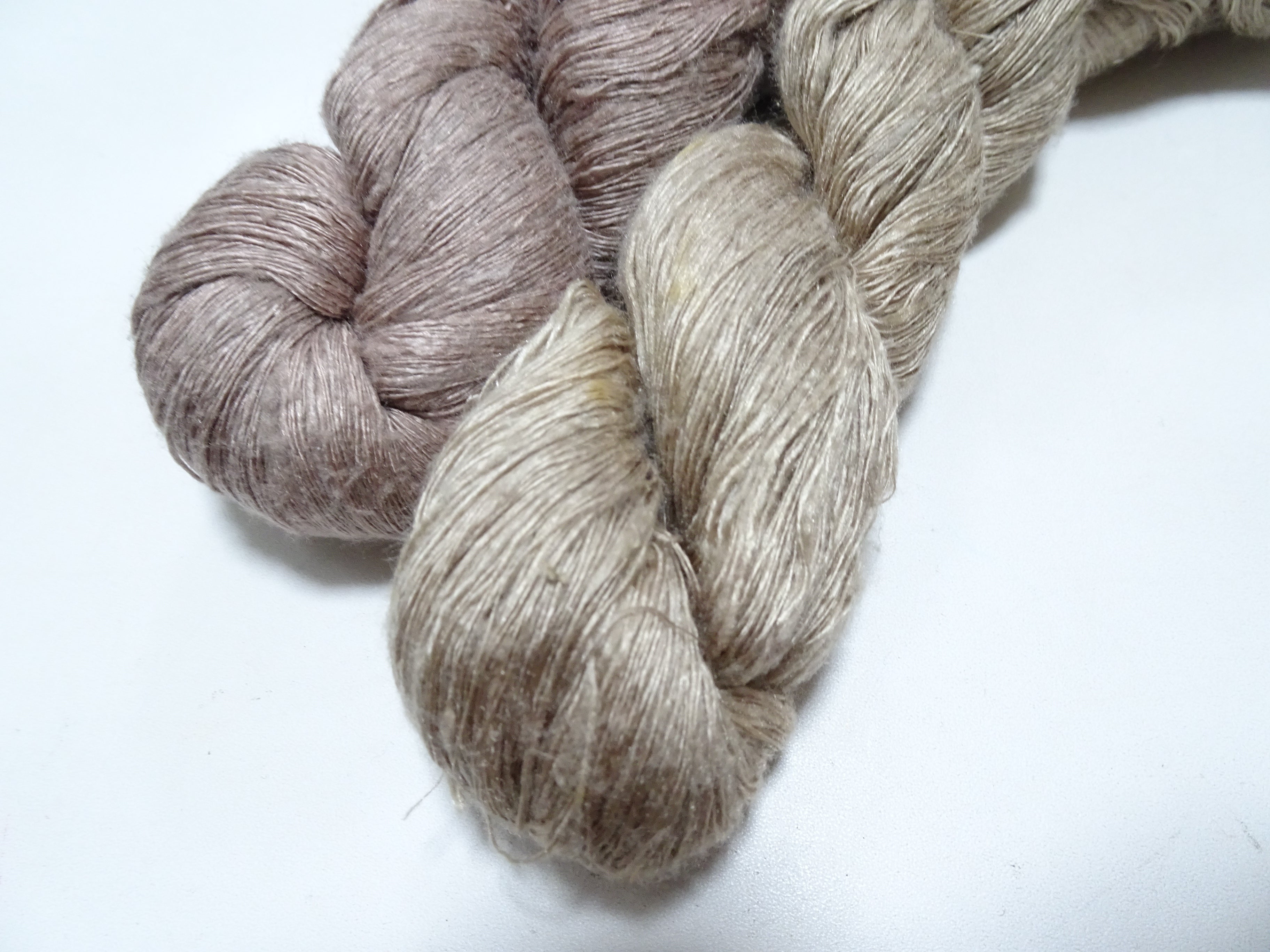 Japanese Vintage Mawata Tsumugi Fine Quality Silk Thread 2sets embroidery & Weave 17037